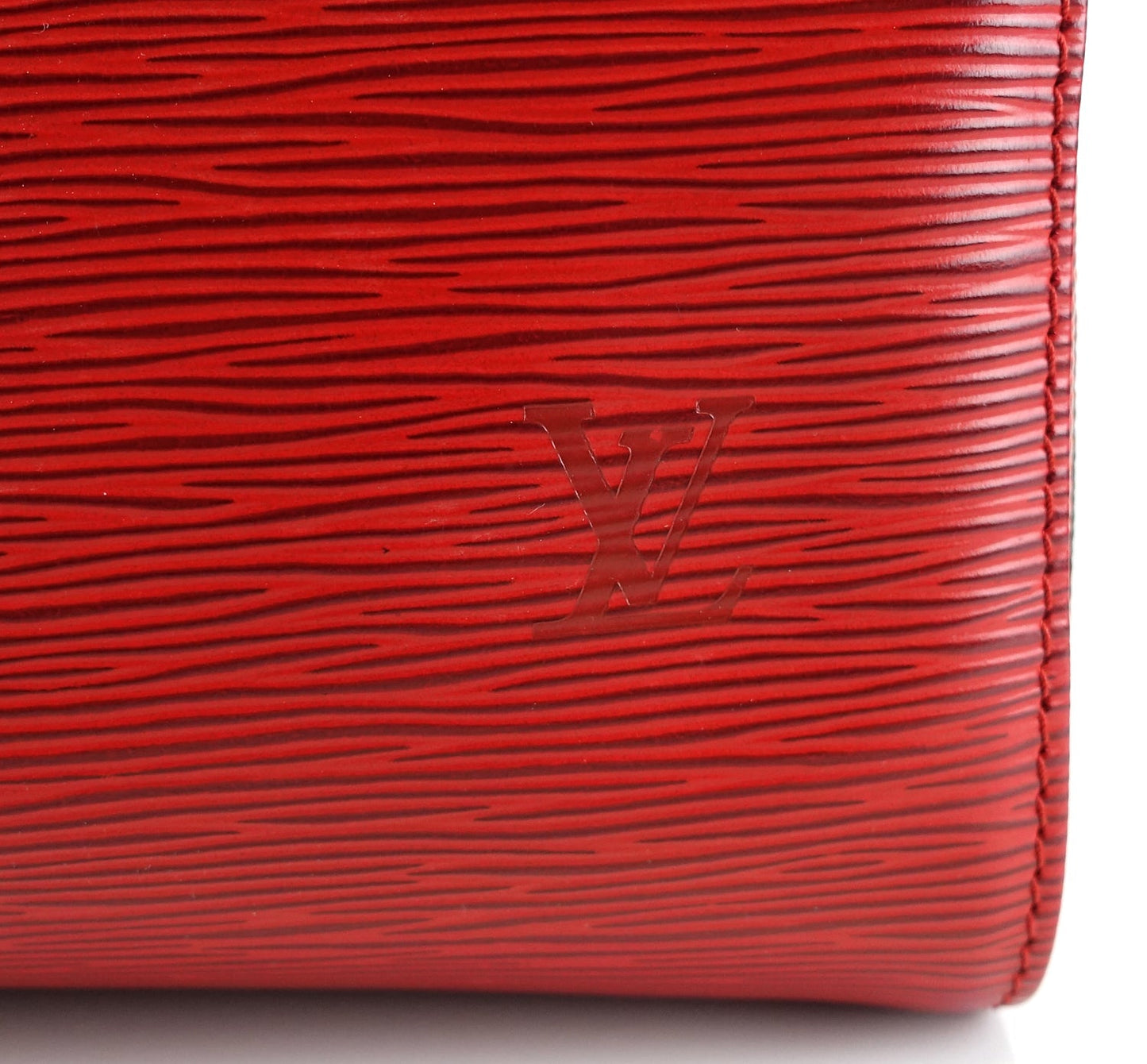 Louis Vuitto Speedy 30 Red Epi Leather Bag