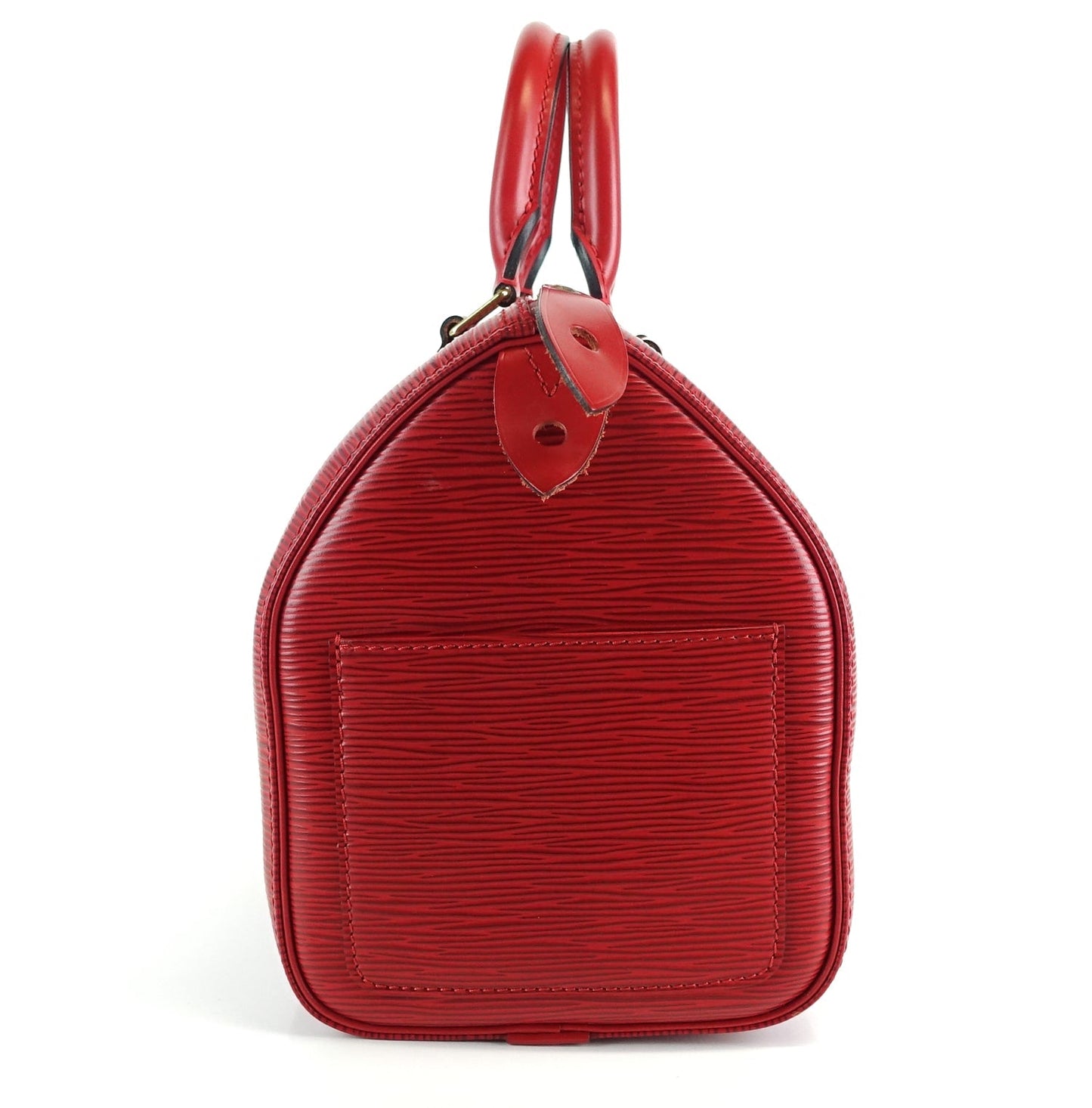 Louis Vuitto Speedy 30 Red Epi Leather Bag