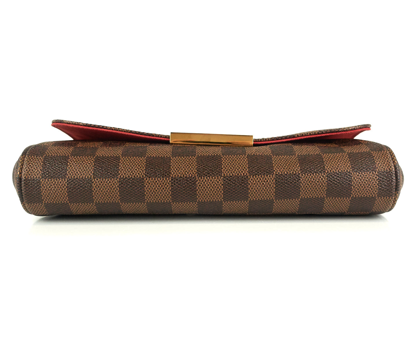 Louis Vuitto Favorite MM Damier Ebene Canvas Handbag with Strap