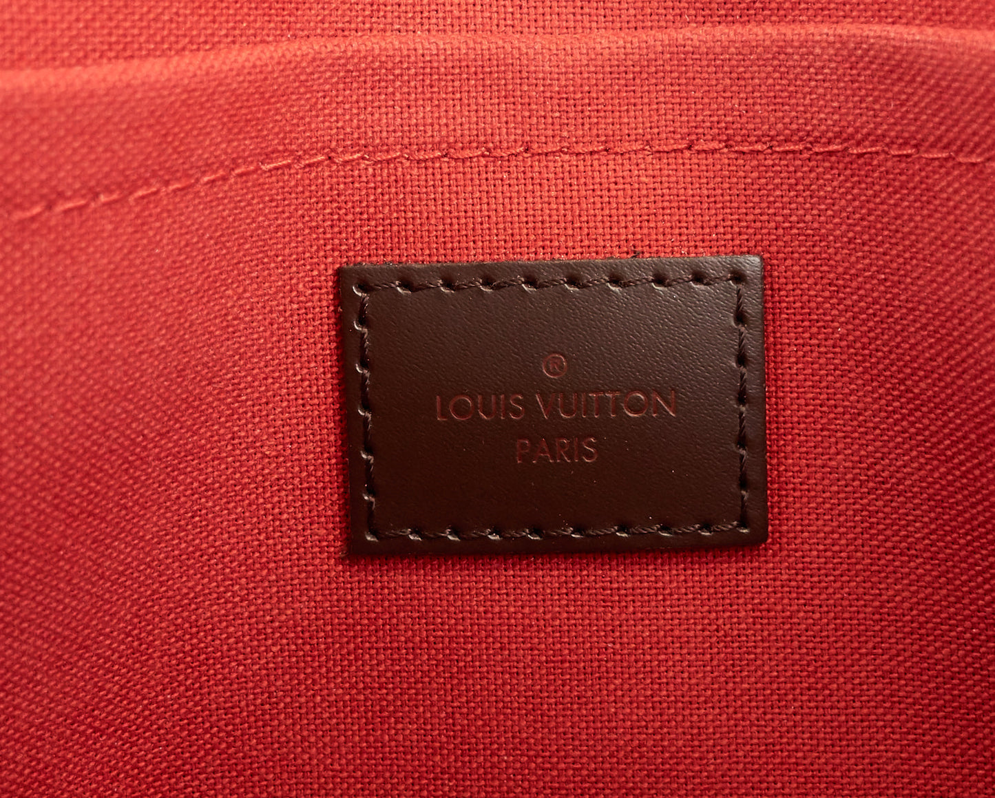 Louis Vuitto Favorite MM Damier Ebene Canvas Handbag with Strap