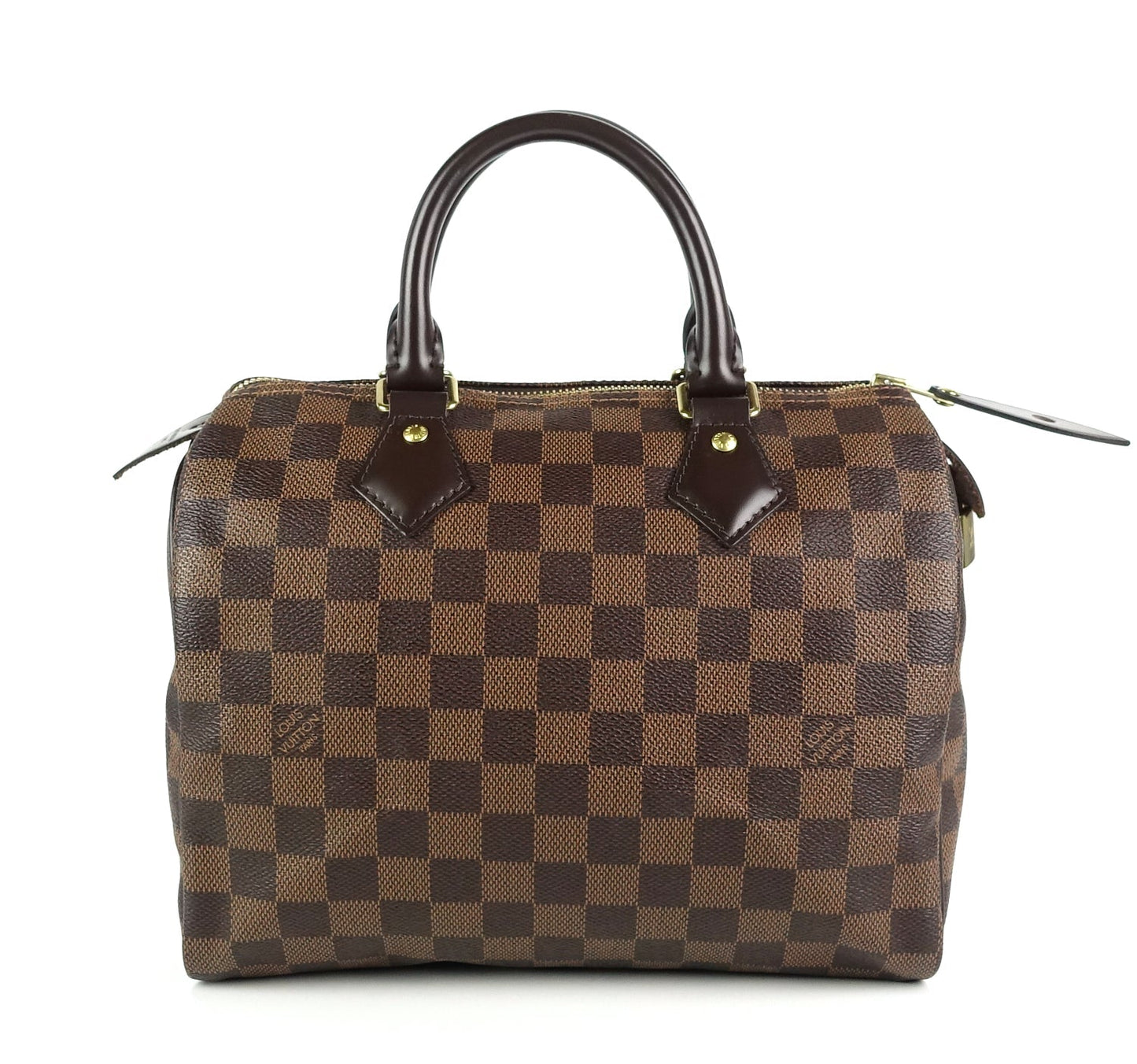 Louis Vuitto Speedy 25 Damier Ebene Canvas Bag