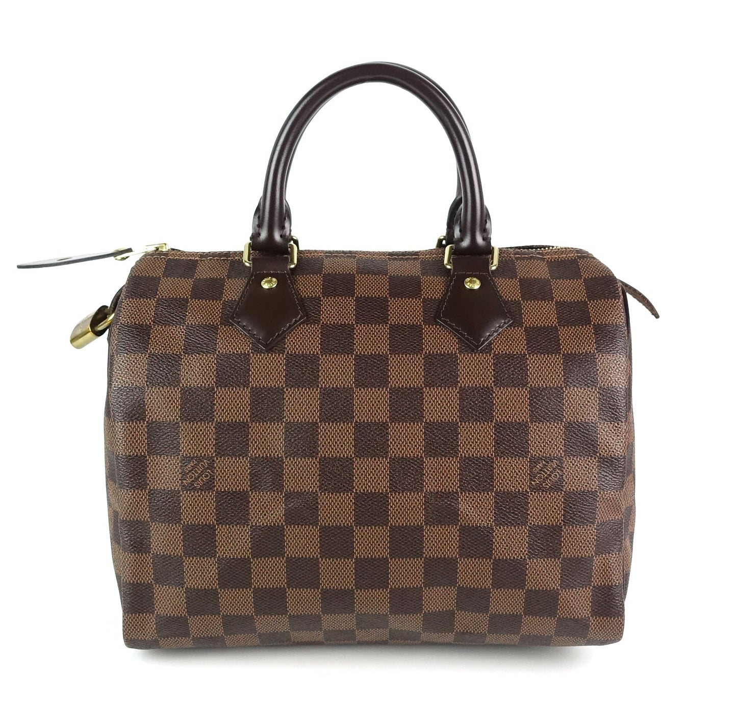 Louis Vuitto Speedy 25 Damier Ebene Canvas Bag