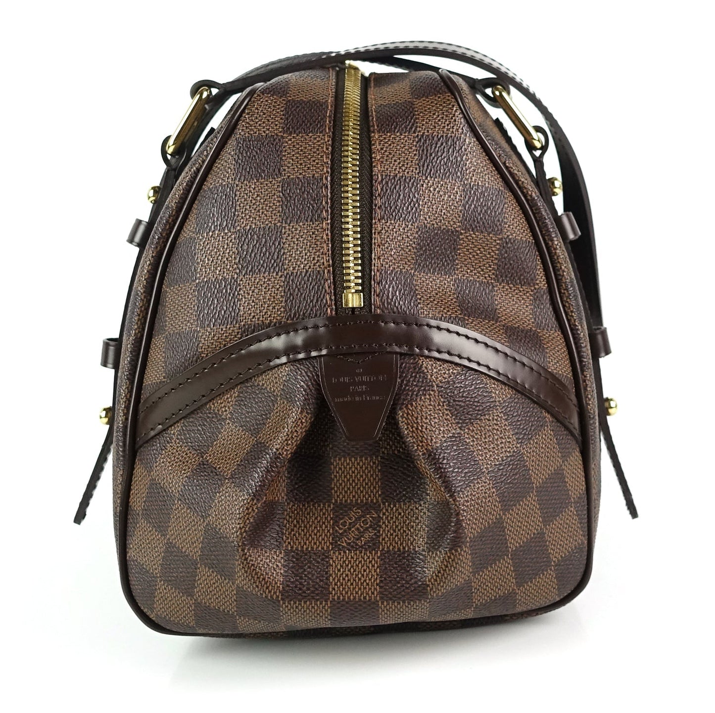Louis Vuitto Rivington GM Damier Ebene Canvas Bag