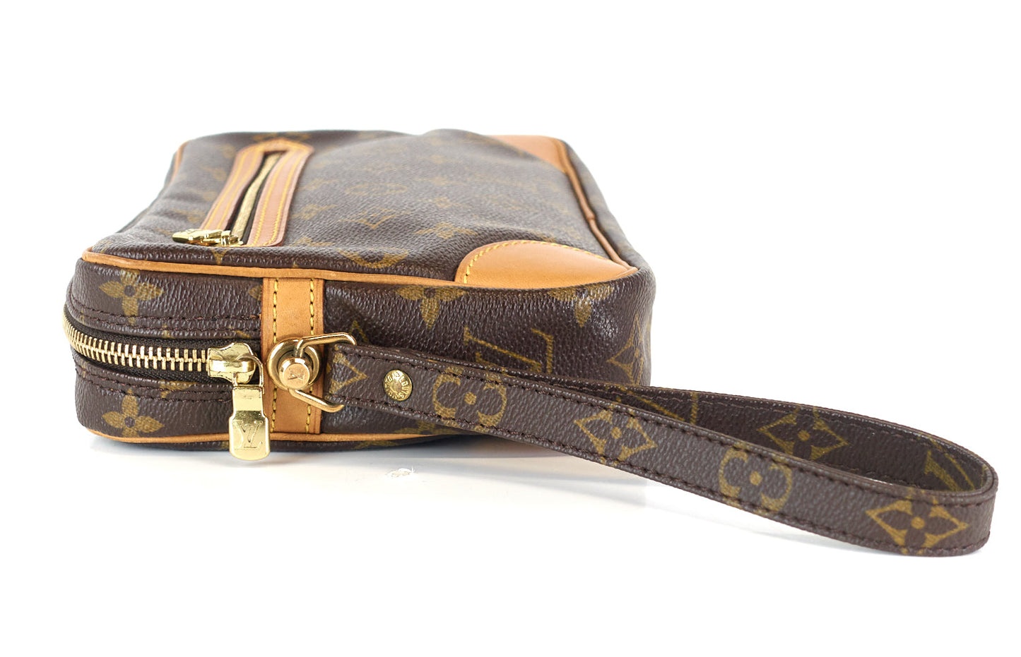 Louis Vuitto Pochette Marly Dragonne 26 Monogram Canvas Bag