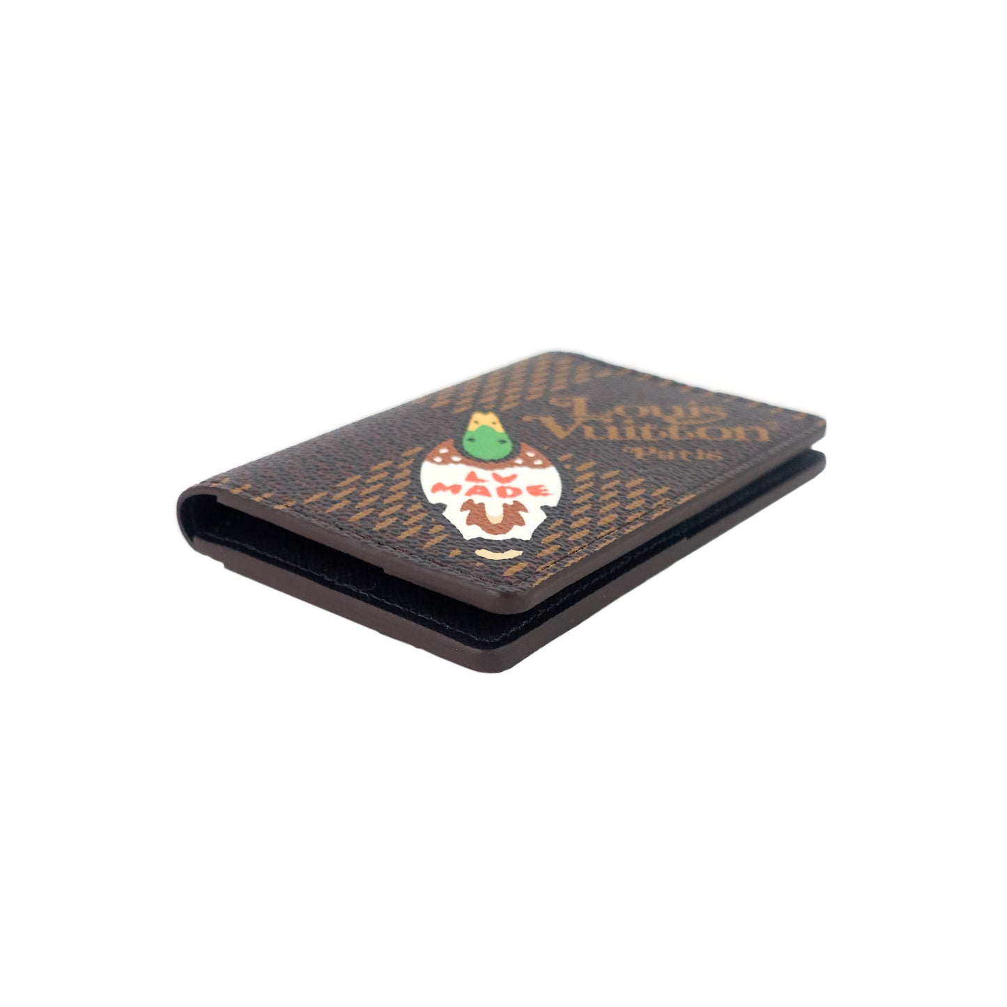 Louis Vuitto Nigo Pocket Organizer Giant Damier Ebene Canvas Wallet