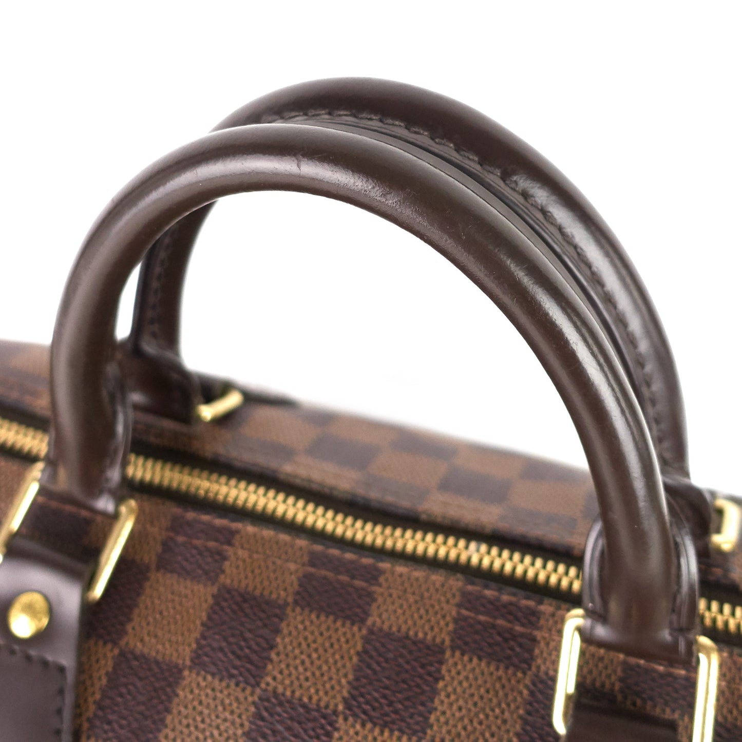 Louis Vuitto Speedy 30 Damier Ebene Canvas Bag