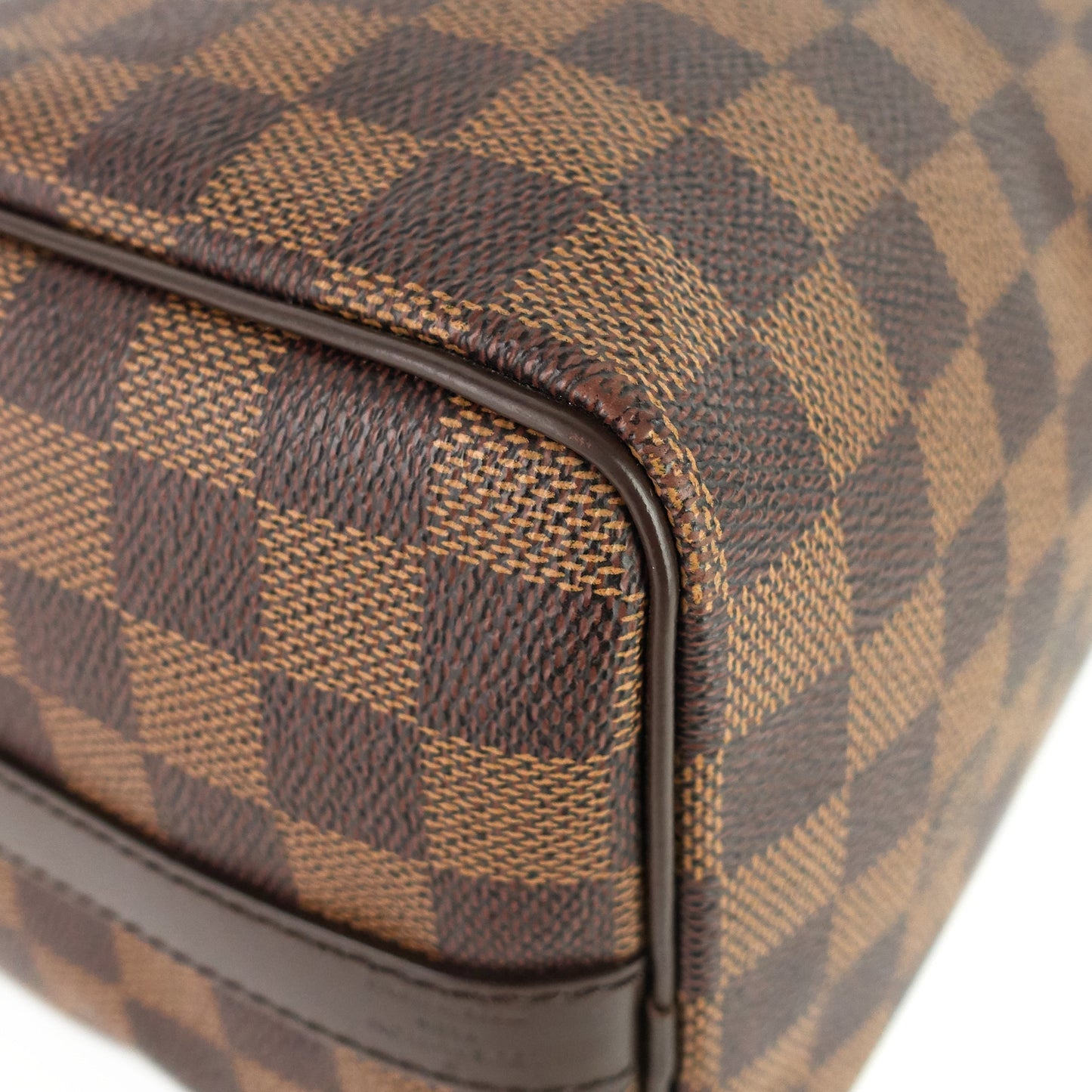 Louis Vuitto Speedy BandouliÃ¨re 25 Damier Ebene Canvas Bag