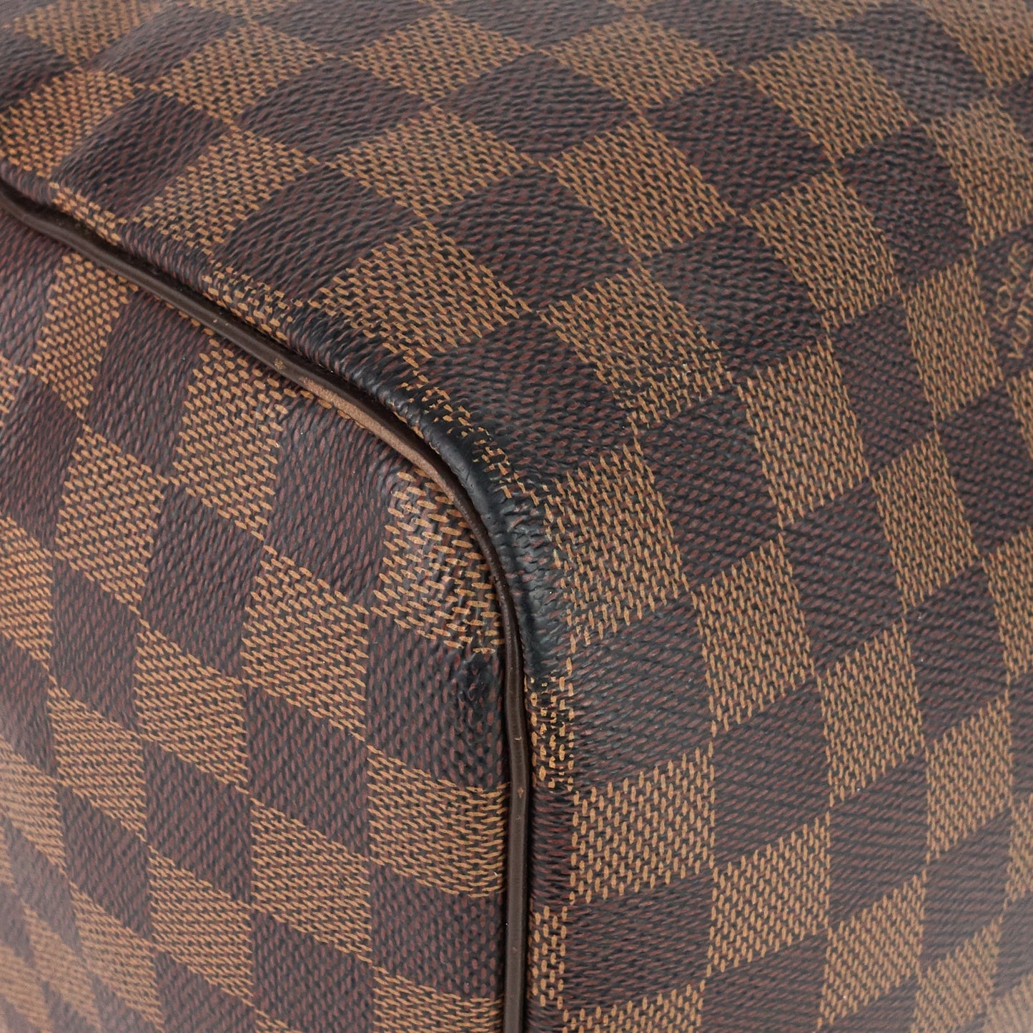 Louis Vuitto Speedy 35 Damier Ebene Canvas Bag