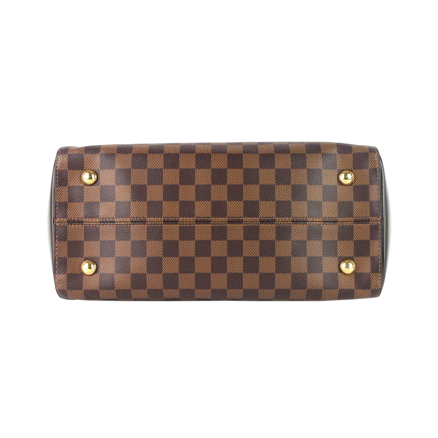 Louis Vuitto Rivoli MM Damier Ebene Canvas Tote Bag
