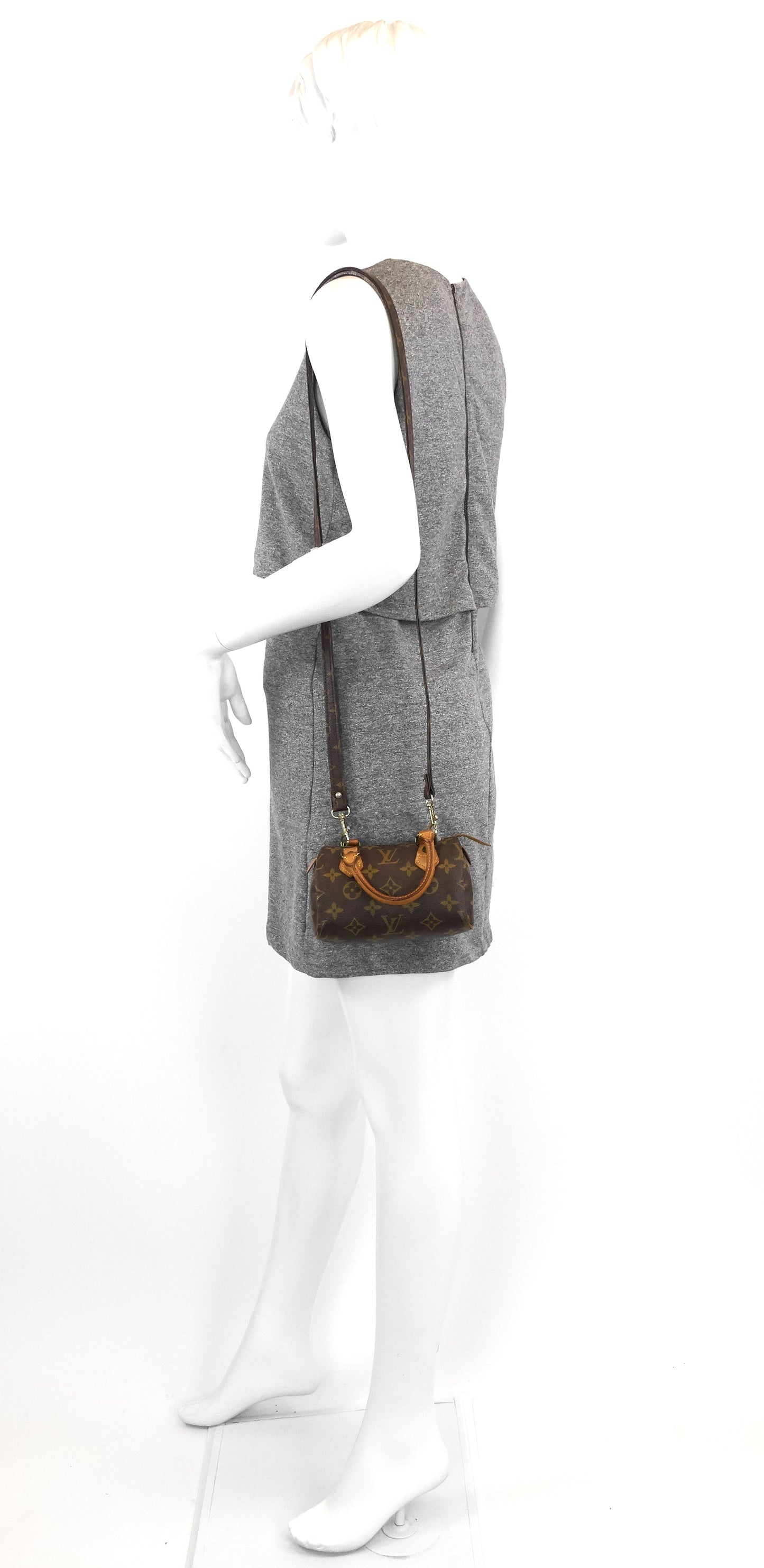 Louis Vuitto Speedy Mini HL Monogram Canvas Bag