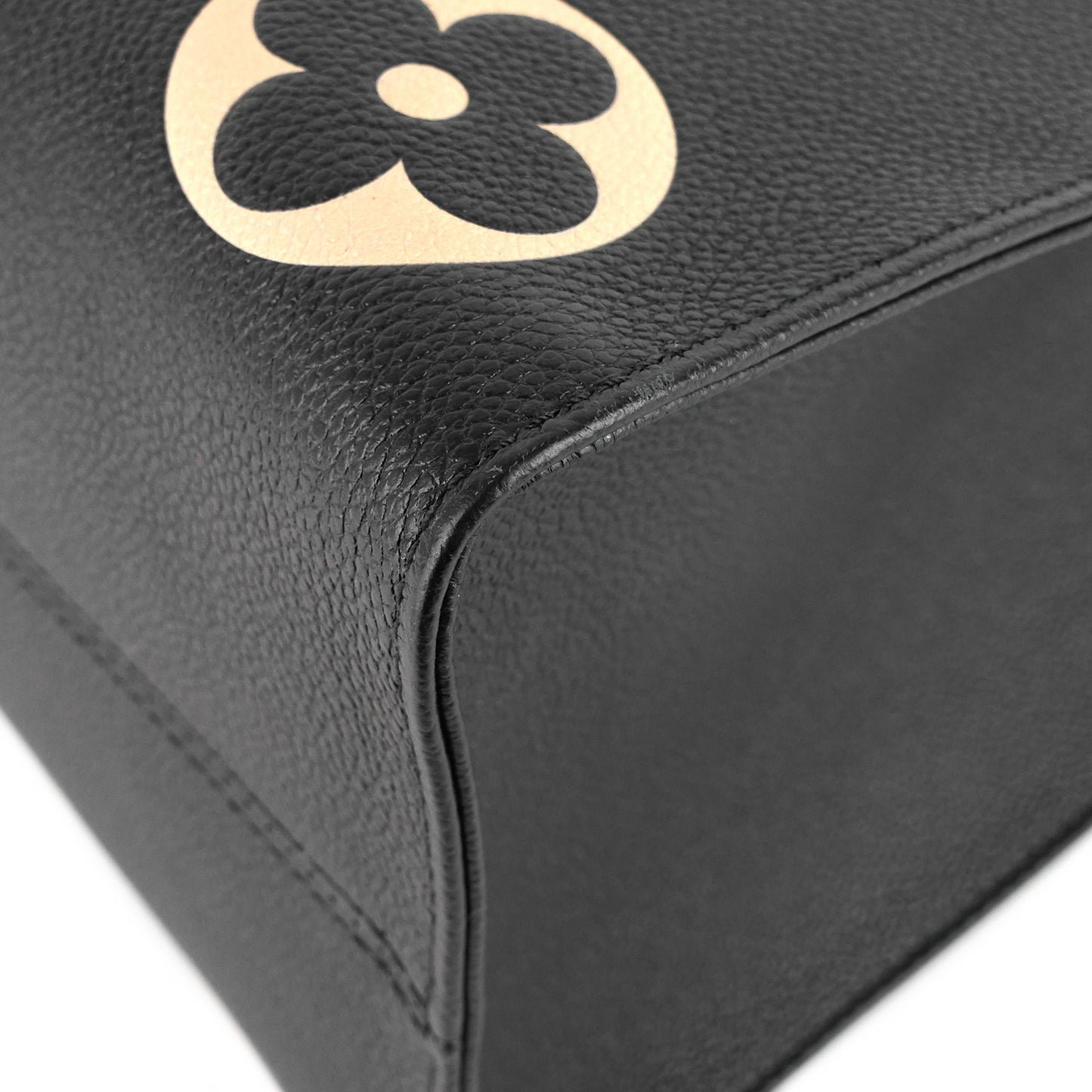 Louis Vuitto OnTheGo MM Bicolour Monogram Empreinte Leather Bag