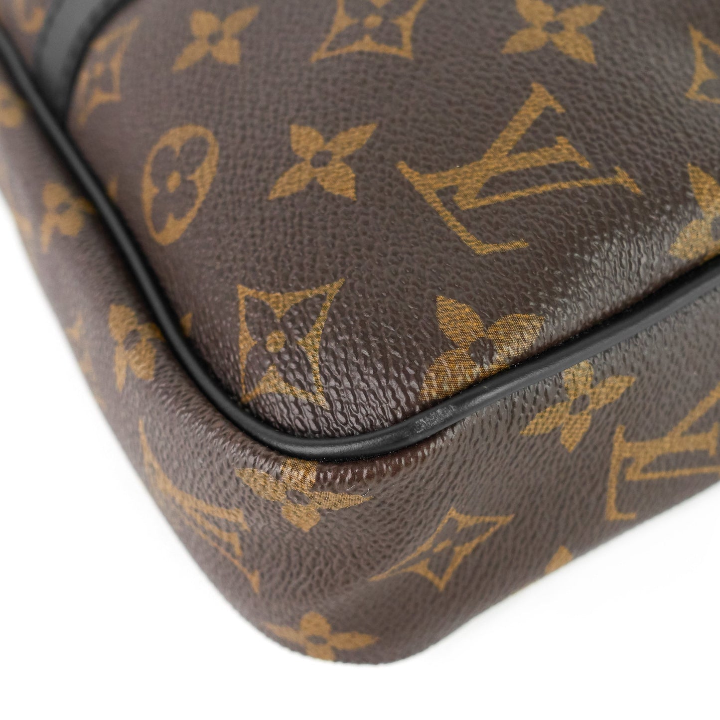 Louis Vuitto Porte-Documents Voyage PM Monogram Macassar Canvas Briefcase Bag