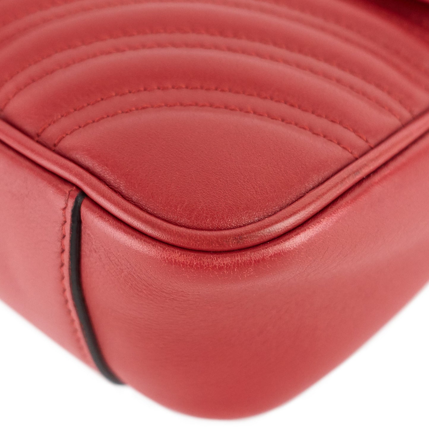 Gucci GG Marmont Small MatelassÃ© Calfskin Leather Shoulder Bag