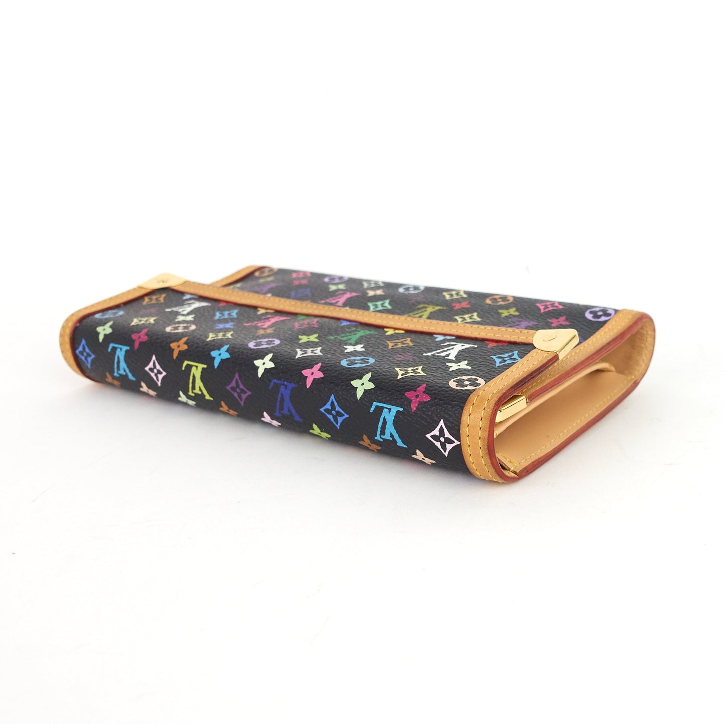 Louis Vuitto Porte Tresor Monogram Multicolore Canvas Wallet