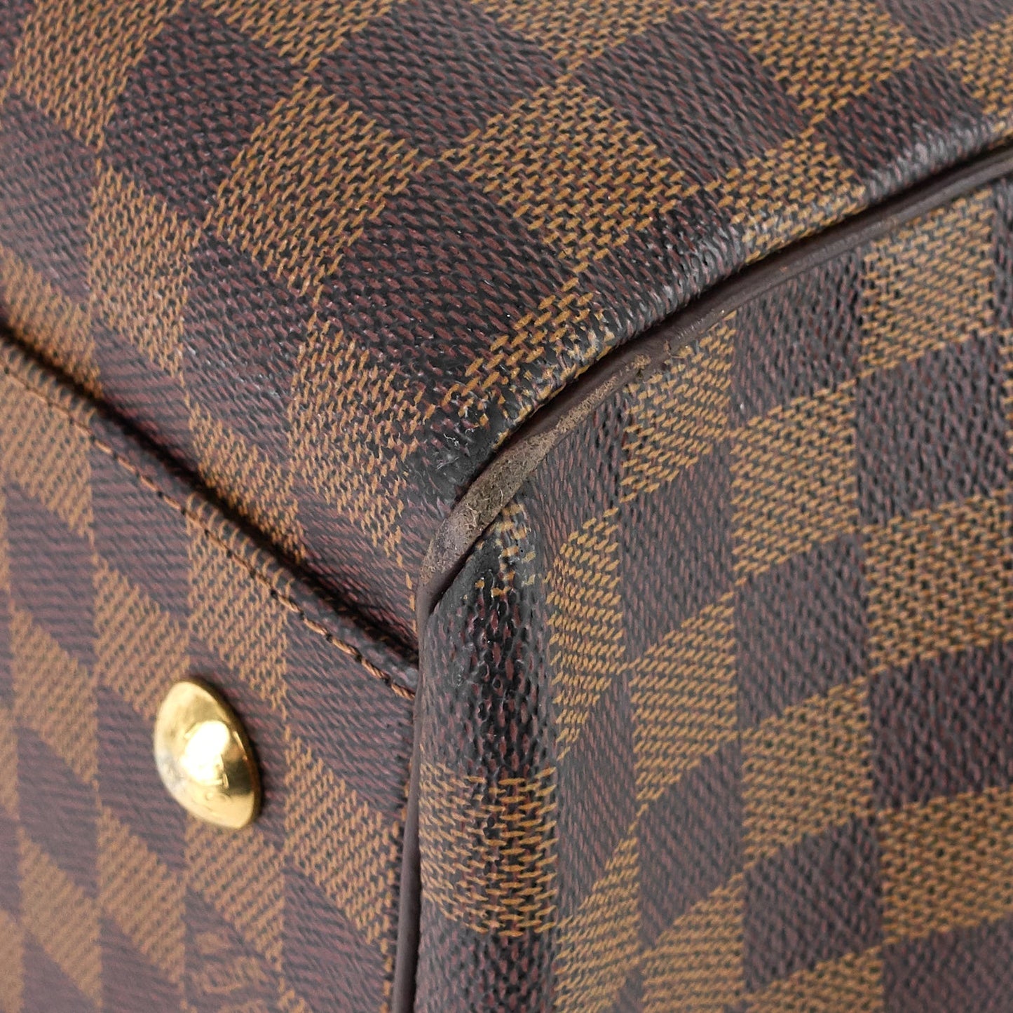 Louis Vuitto Trevi GM Damier Ebene Canvas Bag
