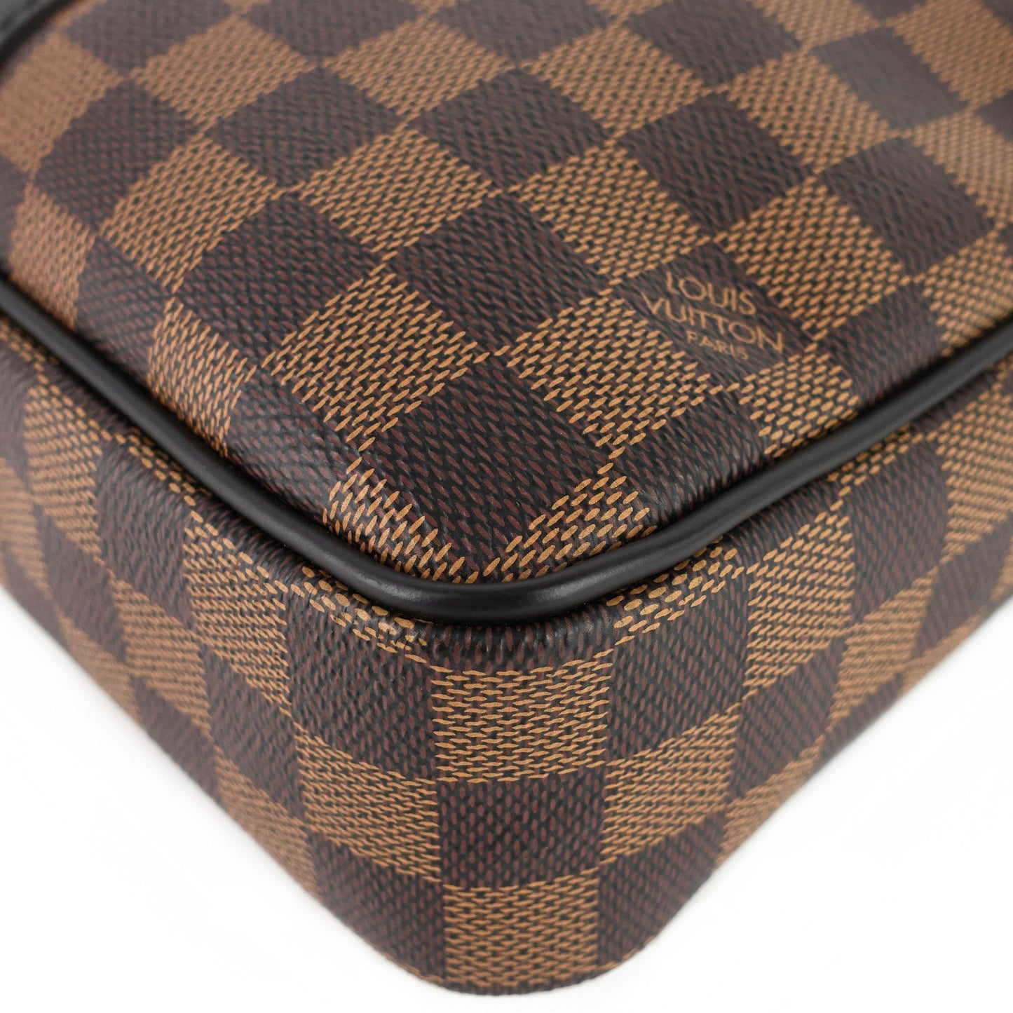 Louis Vuitto Porte-Documents Voyage PM Damier Ebene Canvas Briefcase Bag