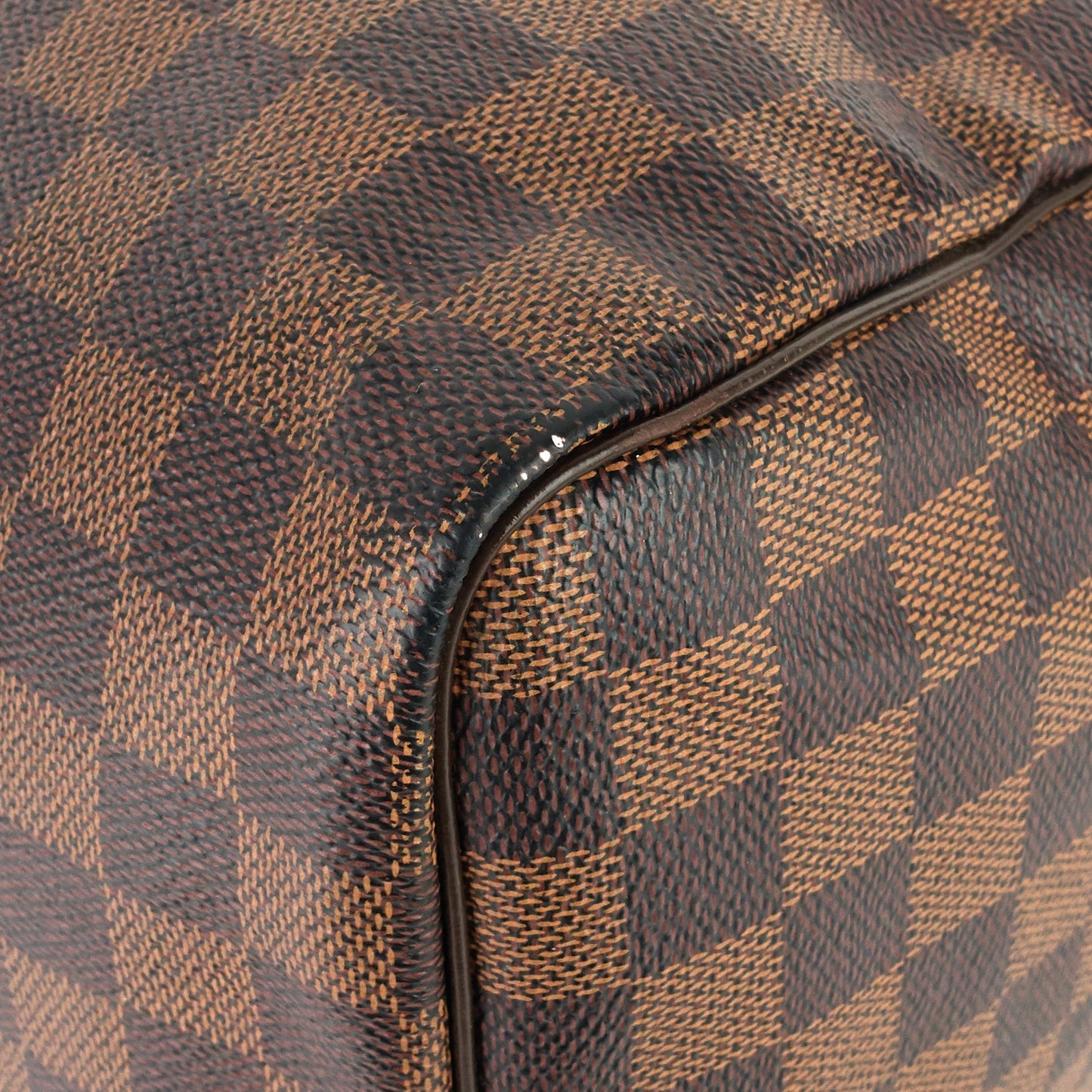 Louis Vuitto Speedy 35 Damier Ebene Canvas Bag