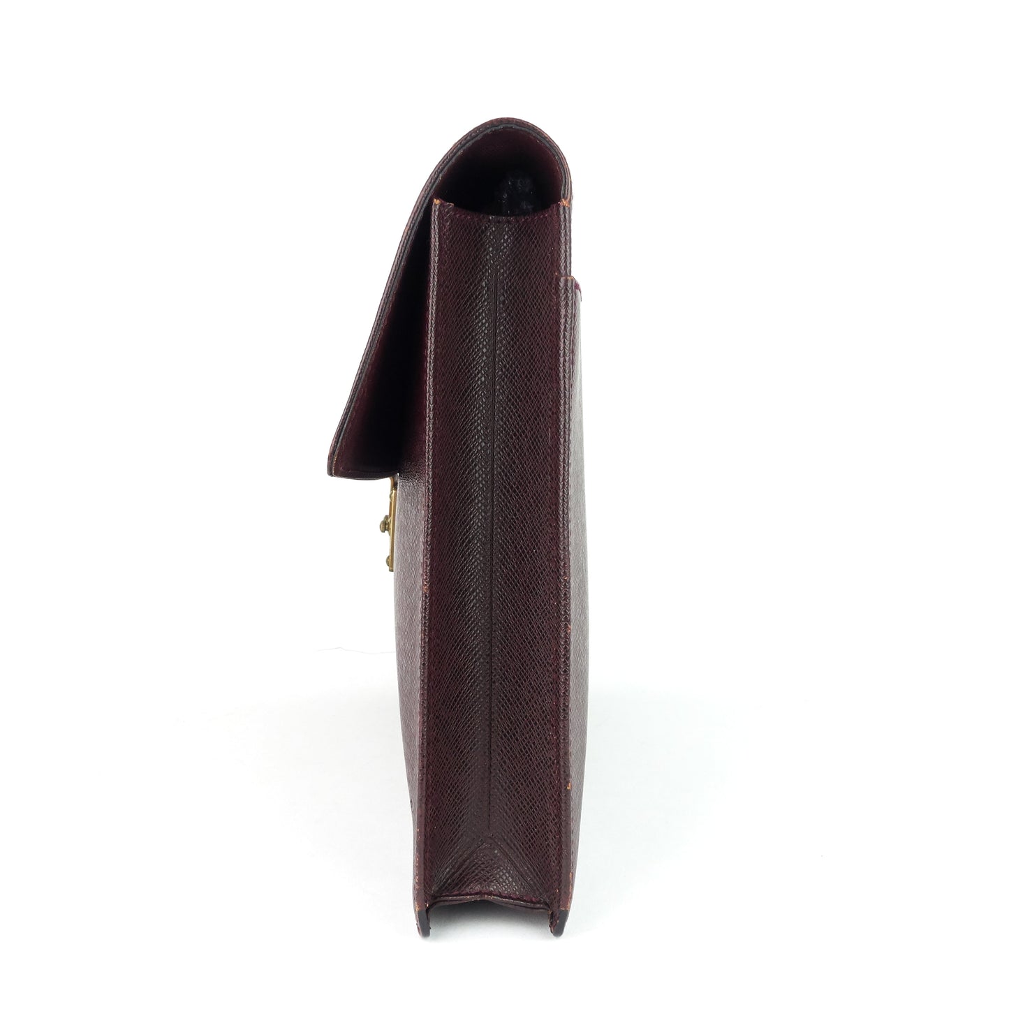 Louis Vuitto Serviette Kourad Taiga Leather Briefcase Bag