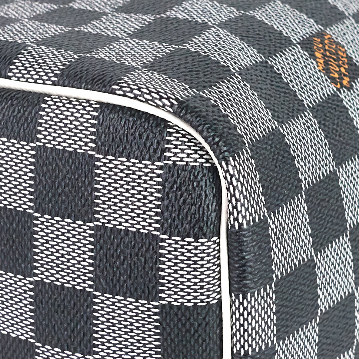 Louis Vuitto Speedy 30 BandouliÃ¨re Black White Damier Canvas Bag