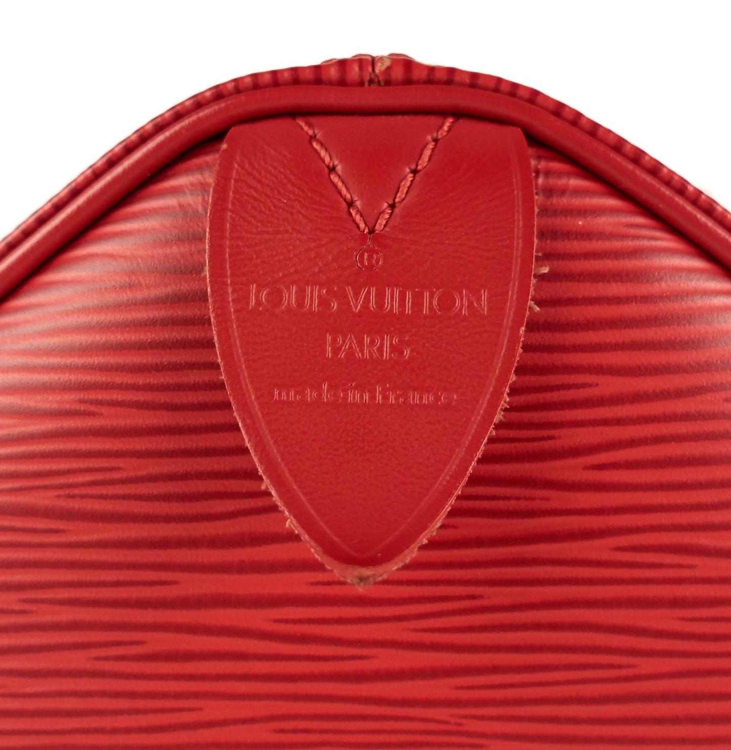 Louis Vuitto Speedy 25 Red Epi Leather Bag