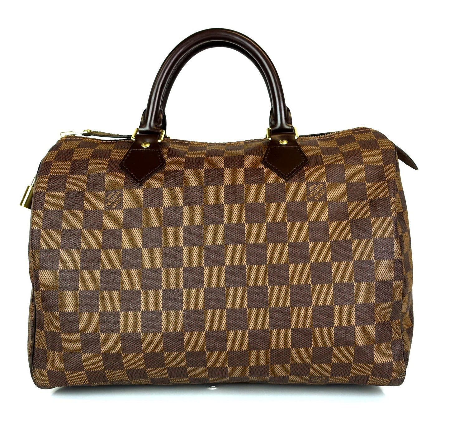 Louis Vuitto Speedy 30 Damier Ebene Canvas Bag