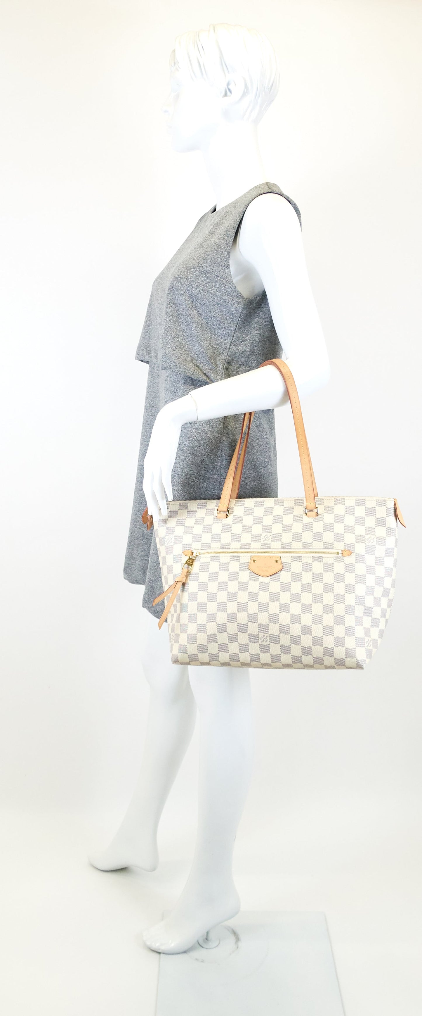Louis Vuitto Iena MM Damier Azur Canvas Bag
