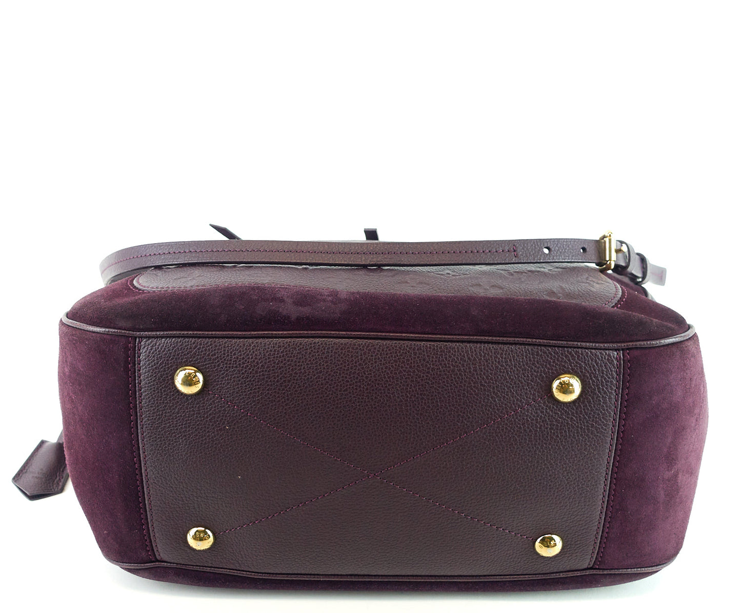 Louis Vuitto Audacieuse MM Monogram Empreinte Leather and Suede Bag