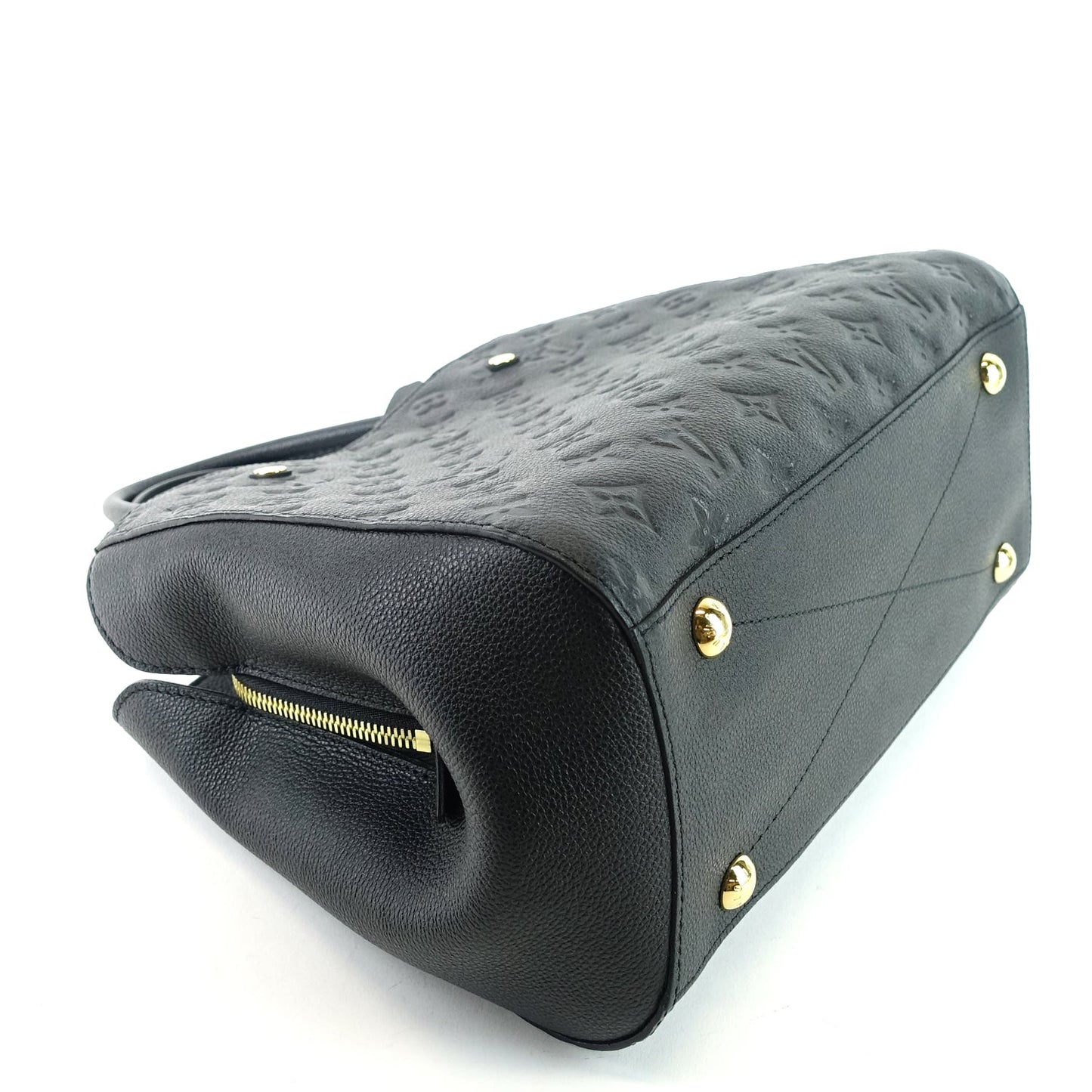 Louis Vuitto Montaigne MM Monogram Empreinte Leather Bag