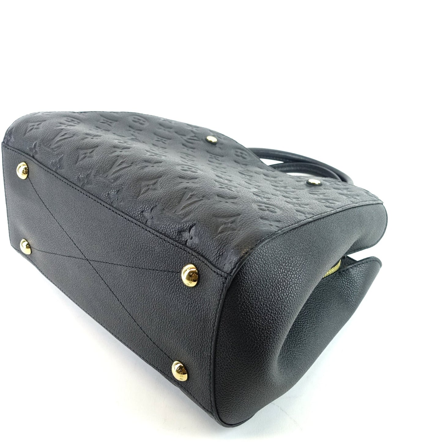 Louis Vuitto Montaigne MM Monogram Empreinte Leather Bag