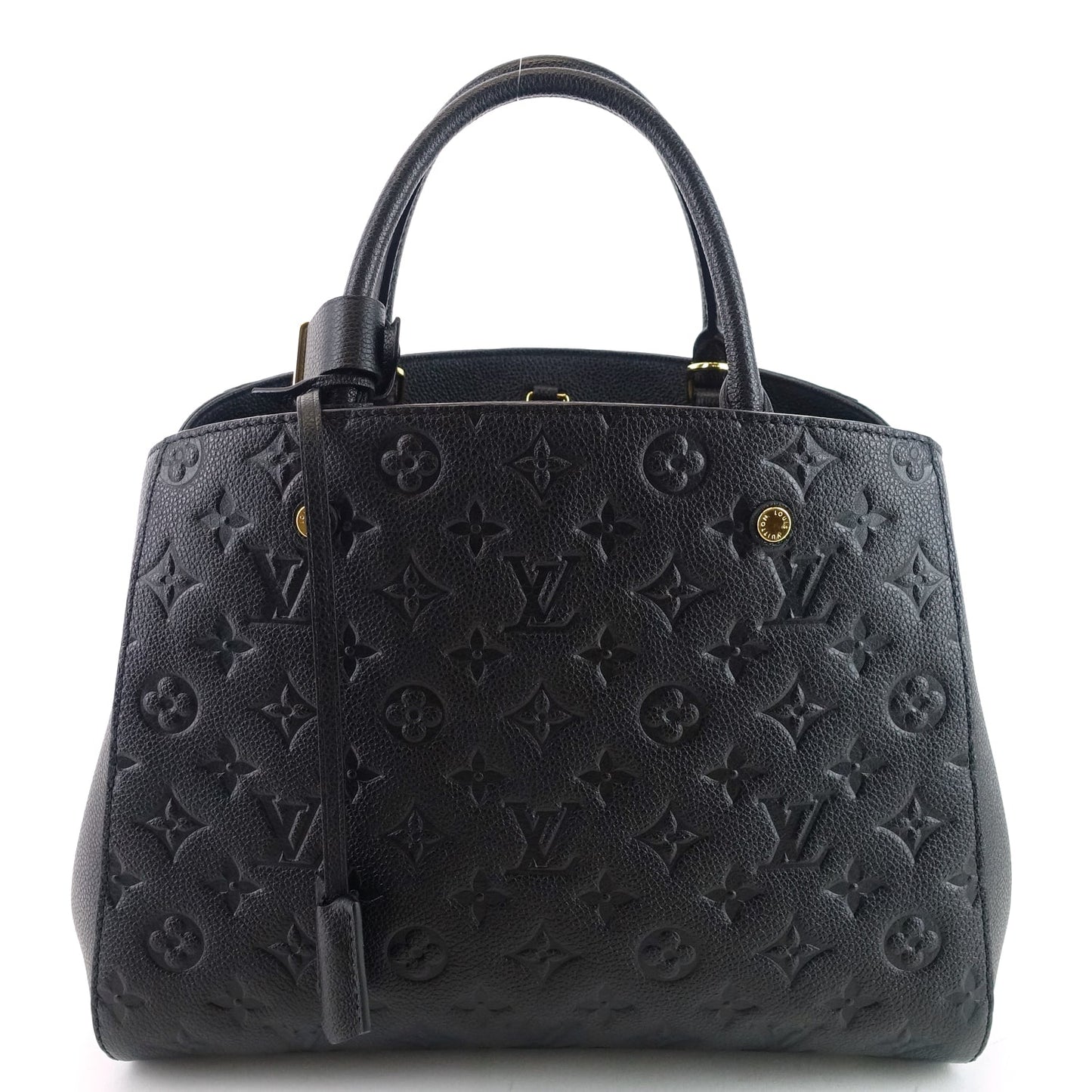 Louis Vuitto Montaigne MM Monogram Empreinte Leather Bag