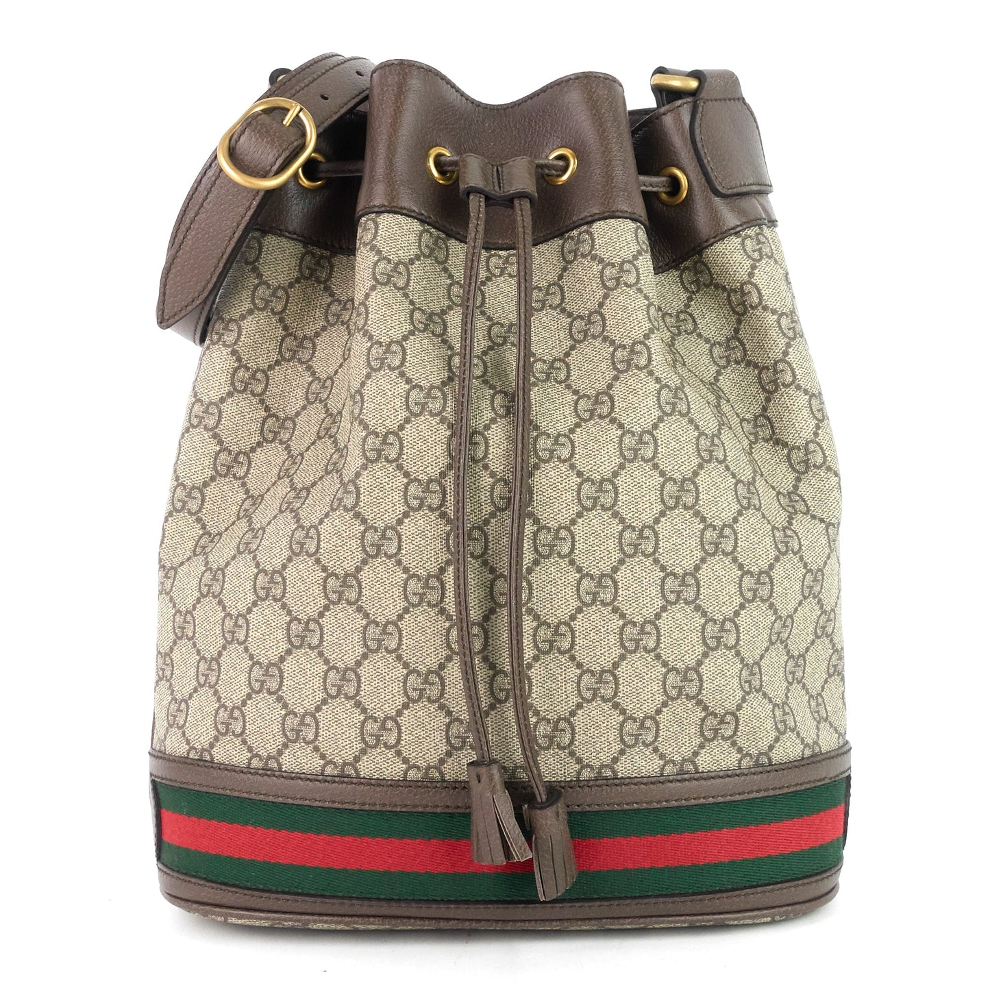 Gucci Ophidia GG Supreme Canvas Bucket Bag