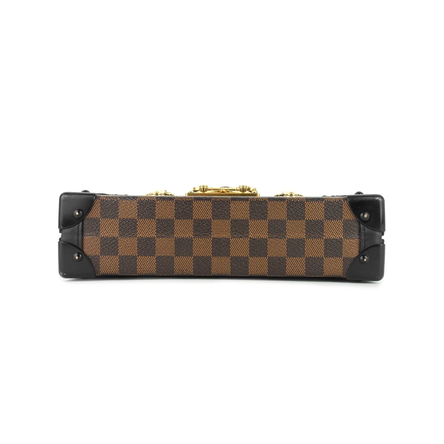 Louis Vuitto Petite Malle Damier Ebene Cavas Bag