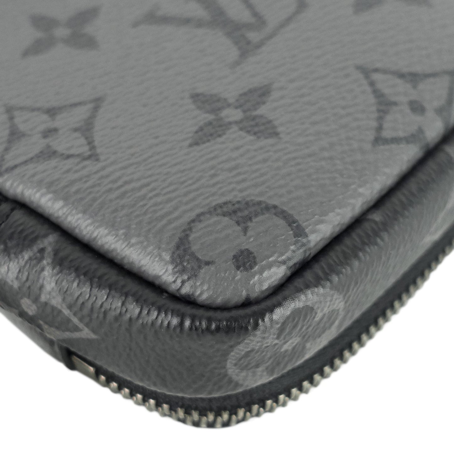 Louis Vuitto Double Phone Eclipse Reverse Canvas Pouch