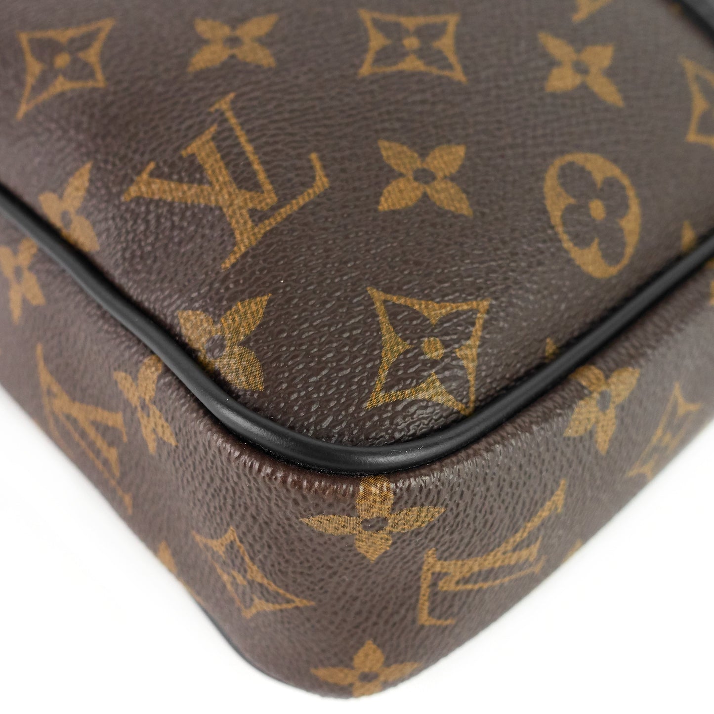 Louis Vuitto Porte-Documents Voyage PM Monogram Macassar Canvas Briefcase Bag