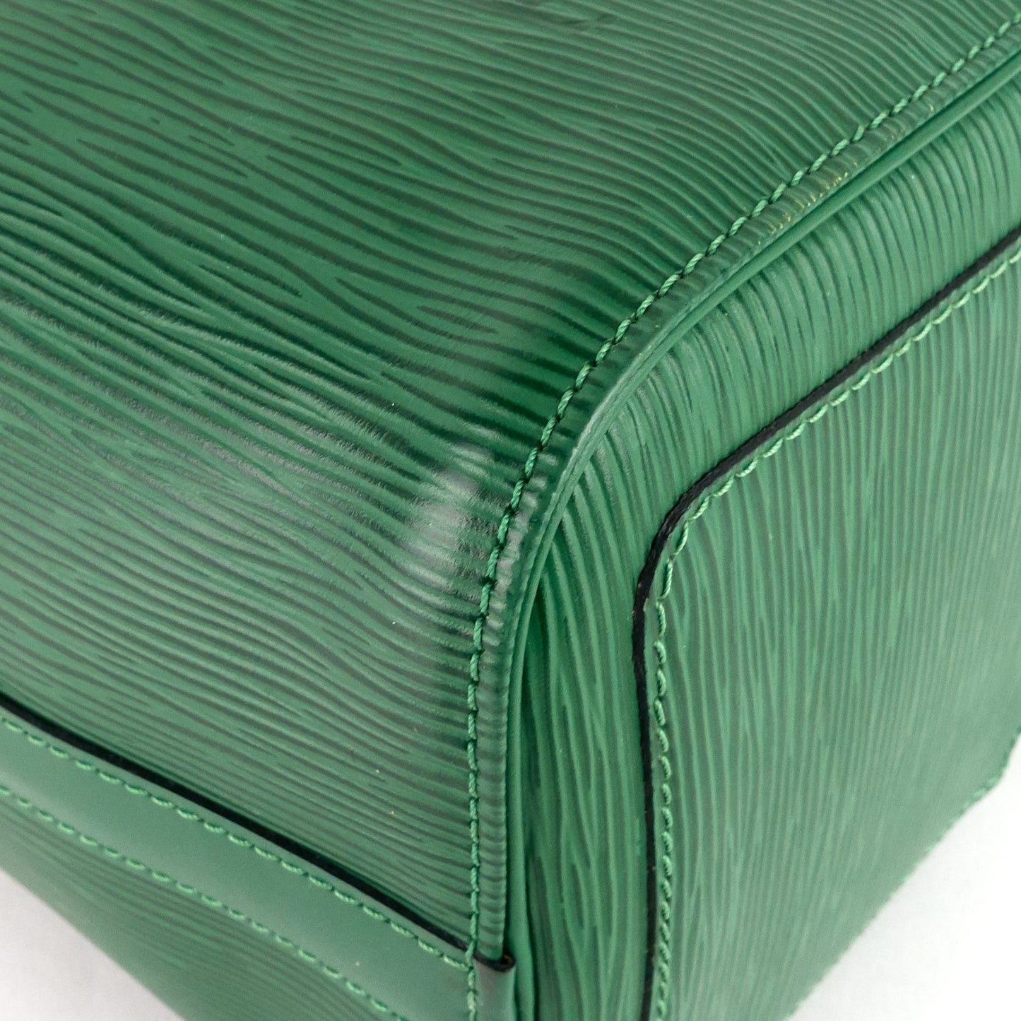 Louis Vuitto Speedy 25 Green Epi Leather Bag