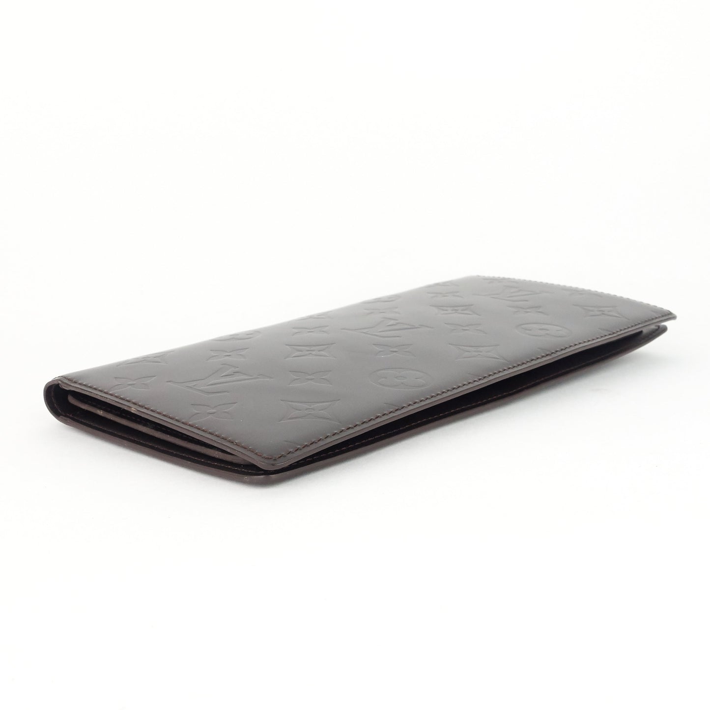 Louis Vuitto Portefeuille Glace Leather Double Wallet