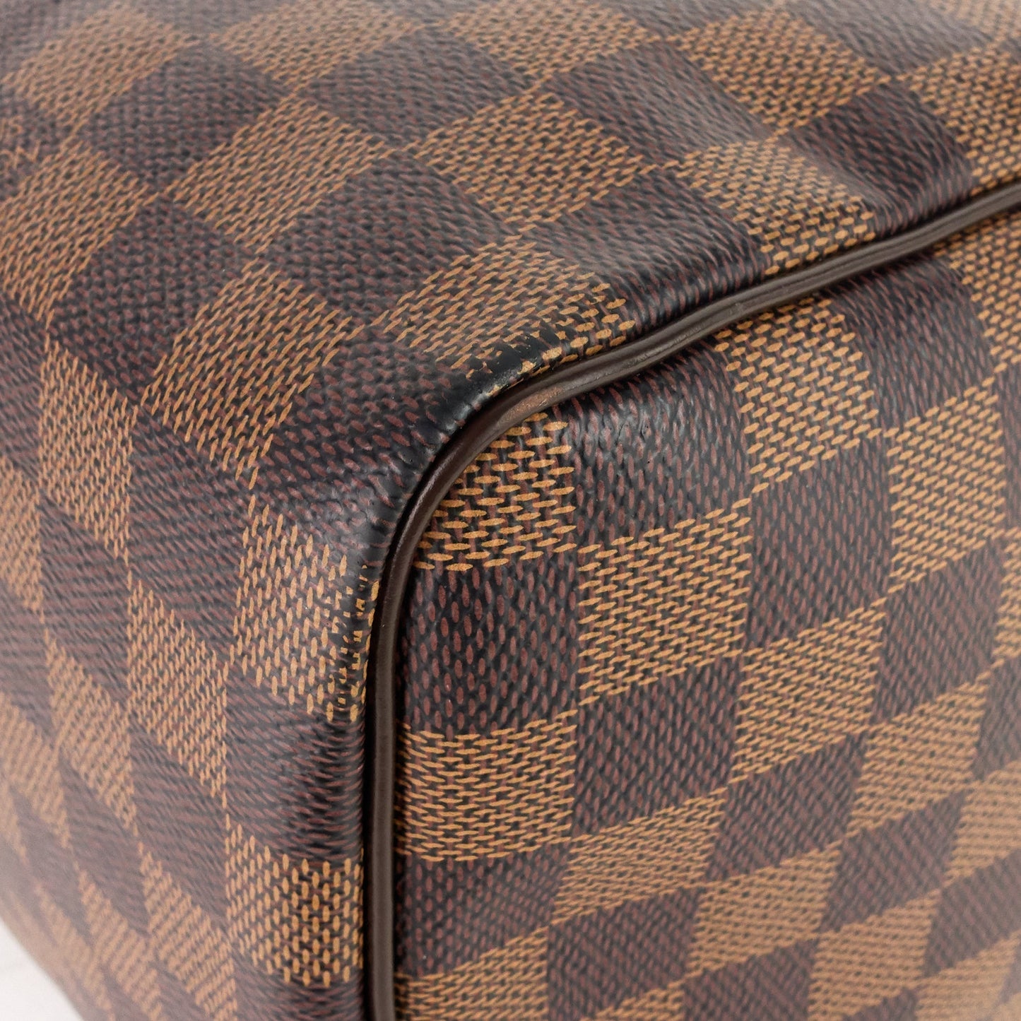 Louis Vuitto Speedy 30 Damier Ebene Canvas Bag