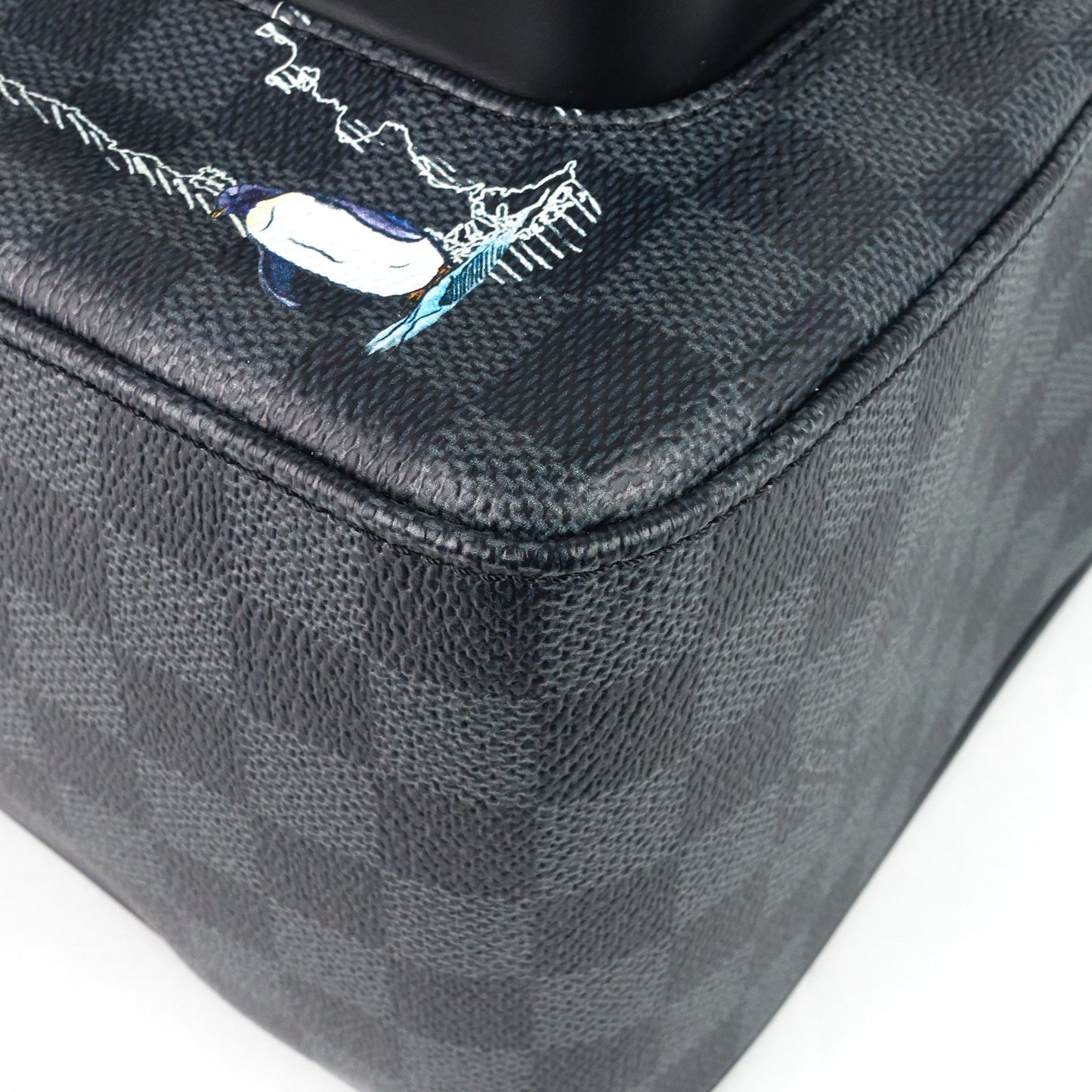 Louis Vuitto Josh World Map Damier Graphite Canvas Backpack