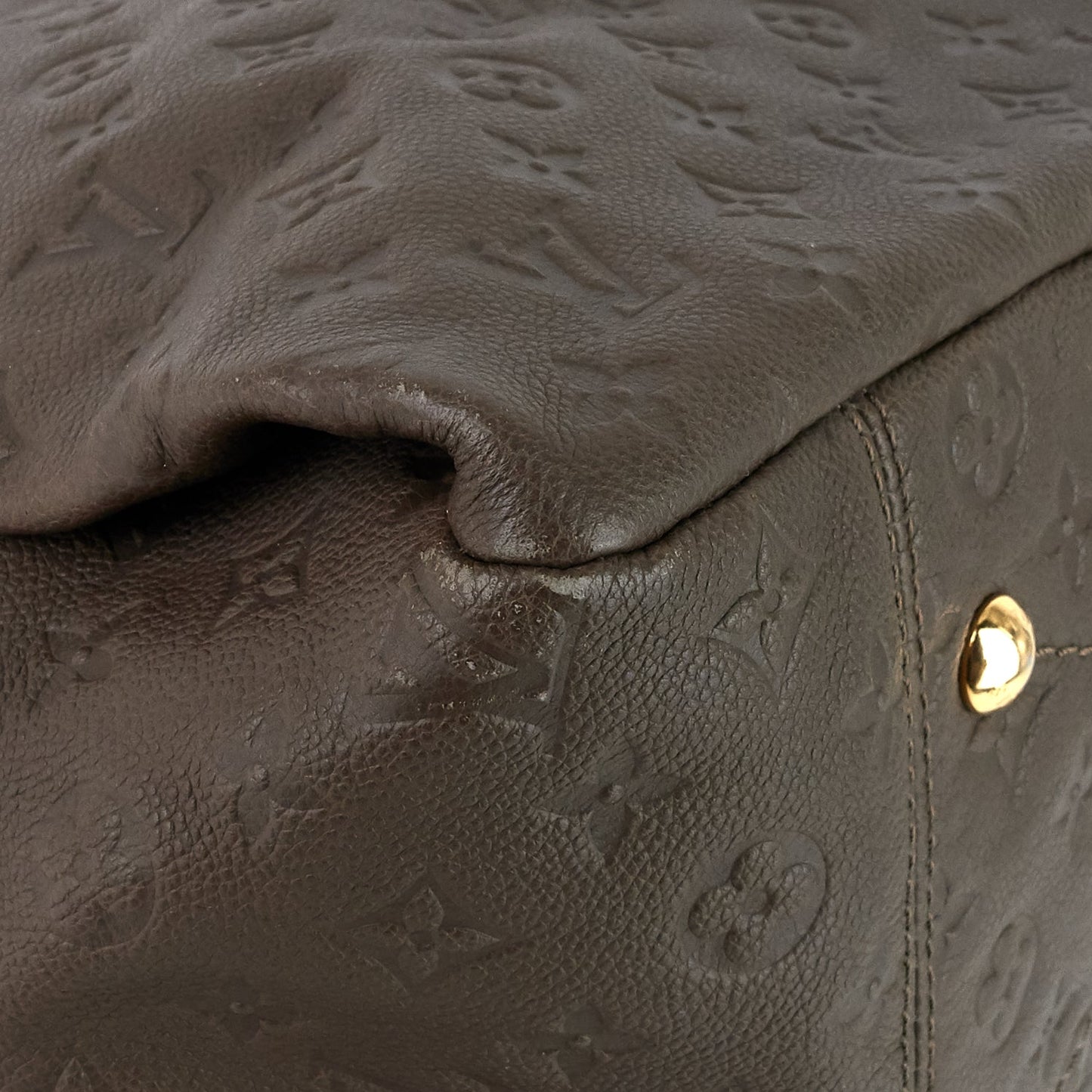 Louis Vuitto Artsy MM Monogram Empreinte Leather Bag