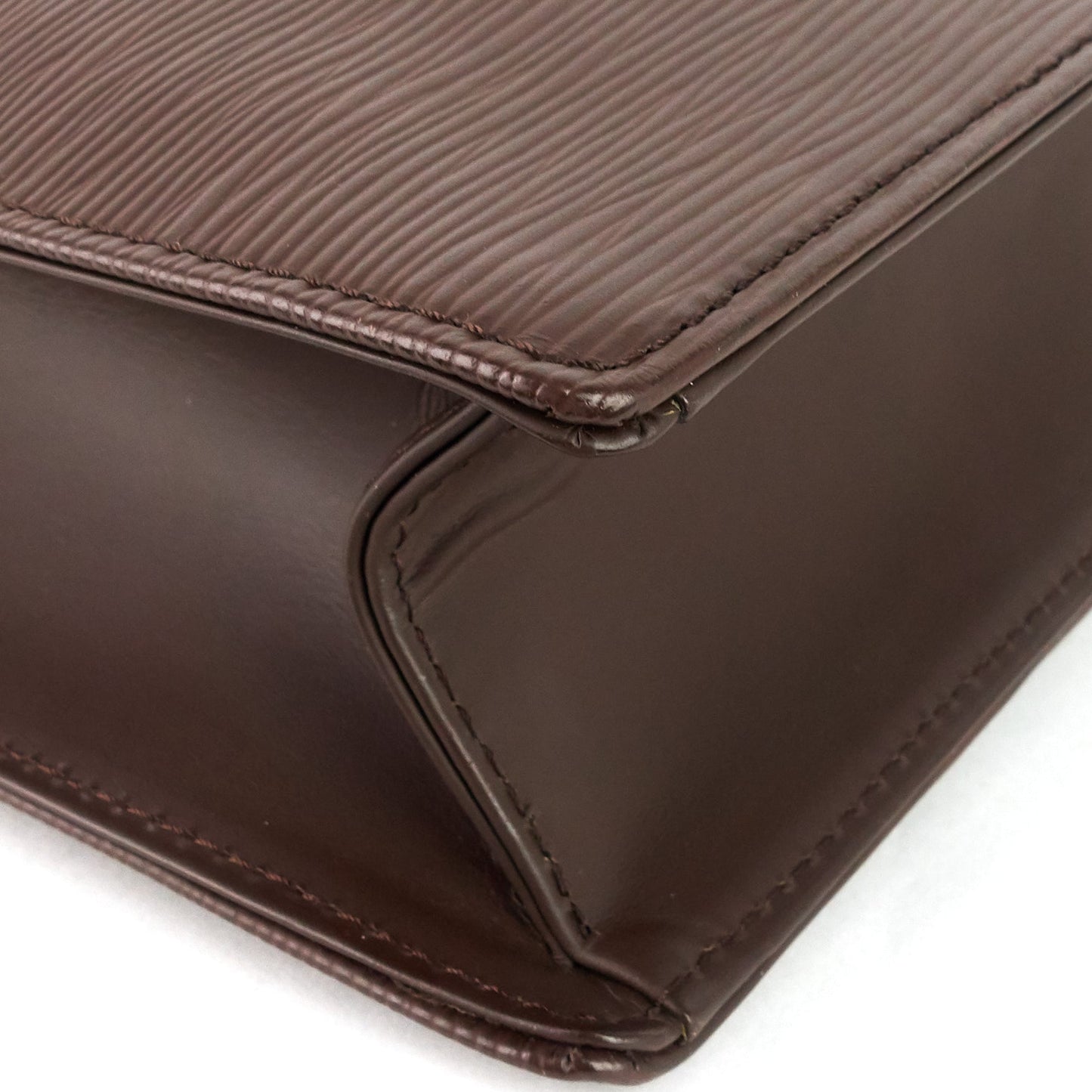 Louis Vuitto Sac Plat GM Brown Epi Leather Bag