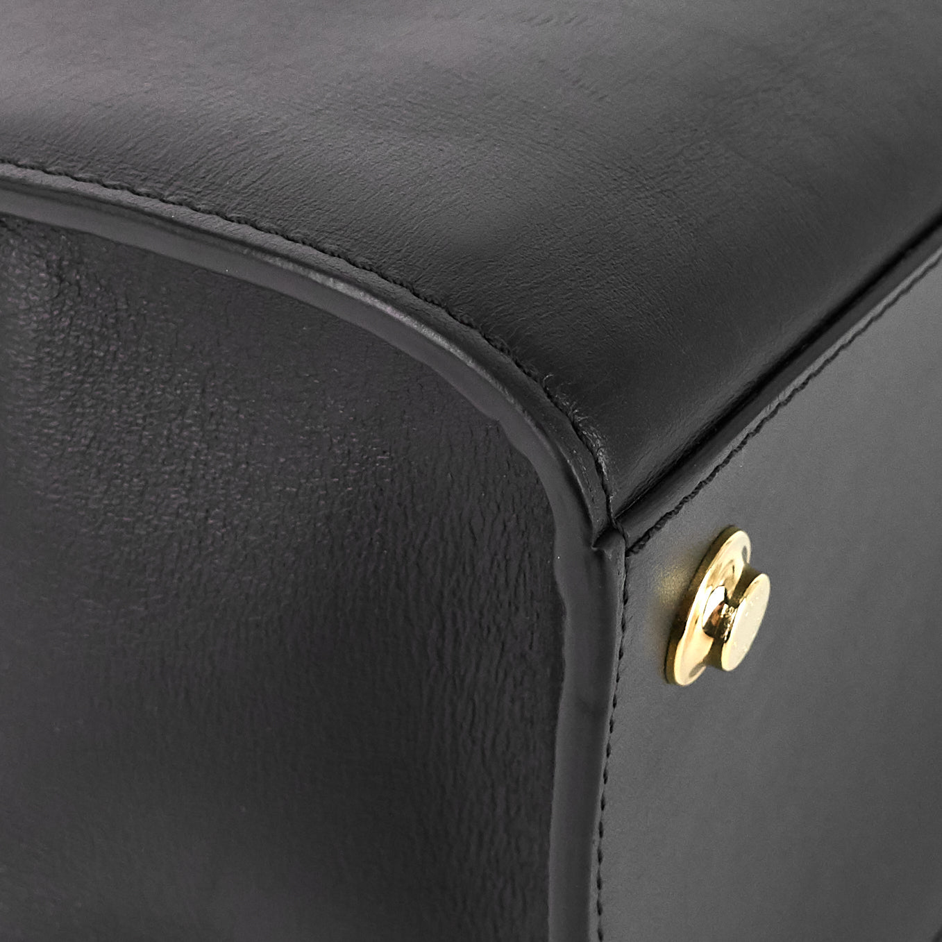 Louis Vuitto City Steamer MM Black Creme Bourgogne Calfskin Tote Bag