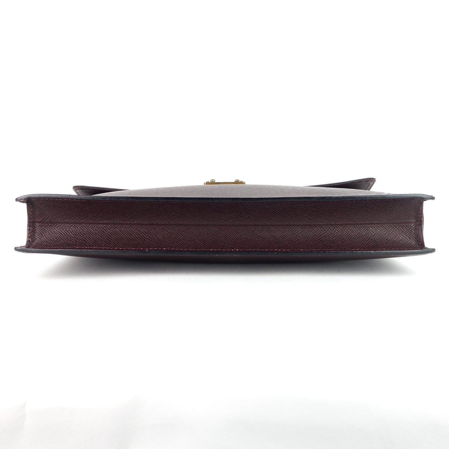 Louis Vuitto Serviette Kourad Taiga Leather Briefcase Bag