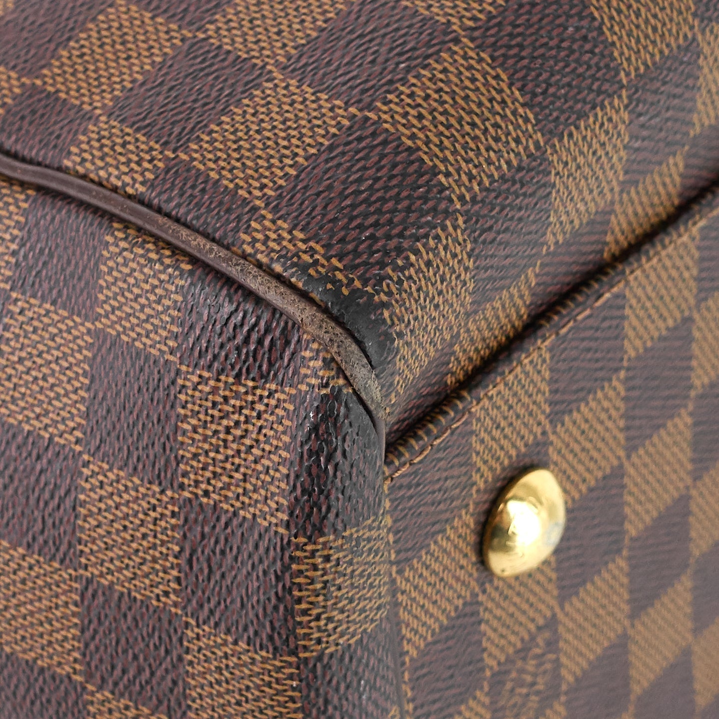 Louis Vuitto Trevi GM Damier Ebene Canvas Bag
