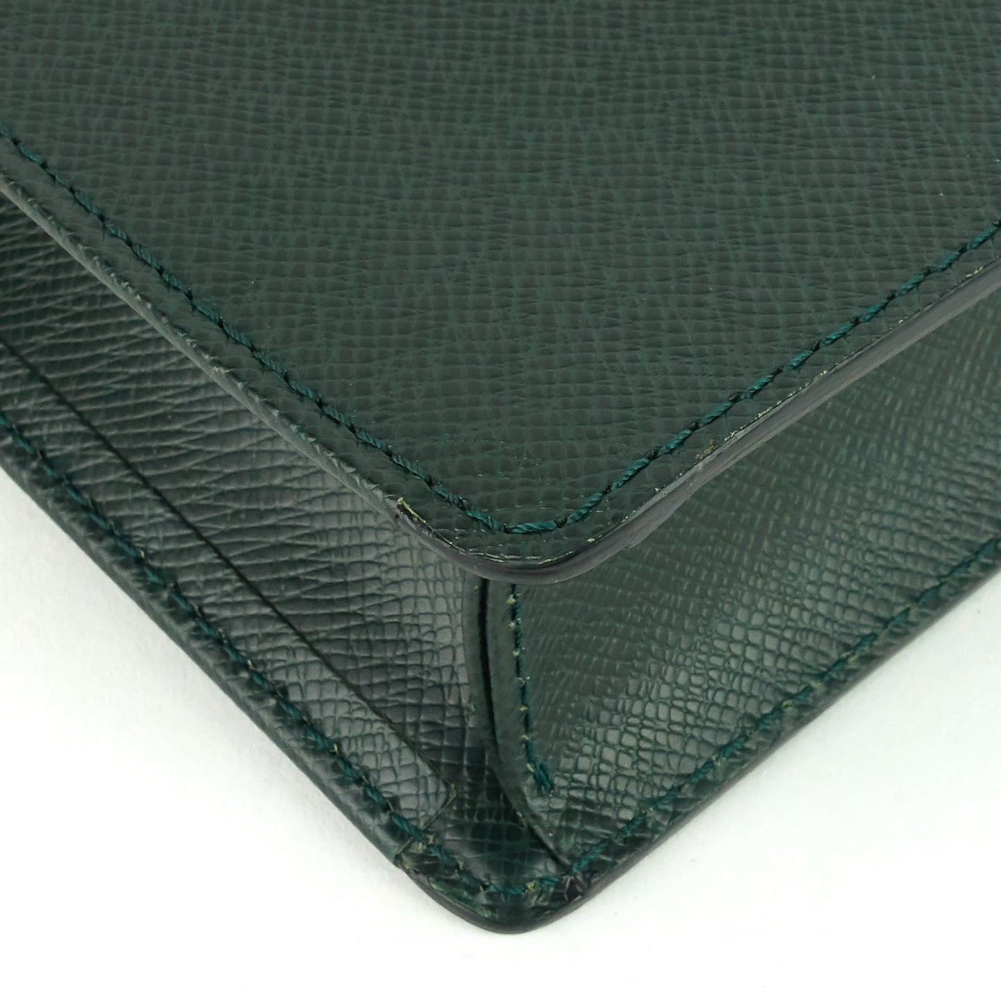 Louis Vuitto Serviette Kourad Taiga Leather Briefcase Bag