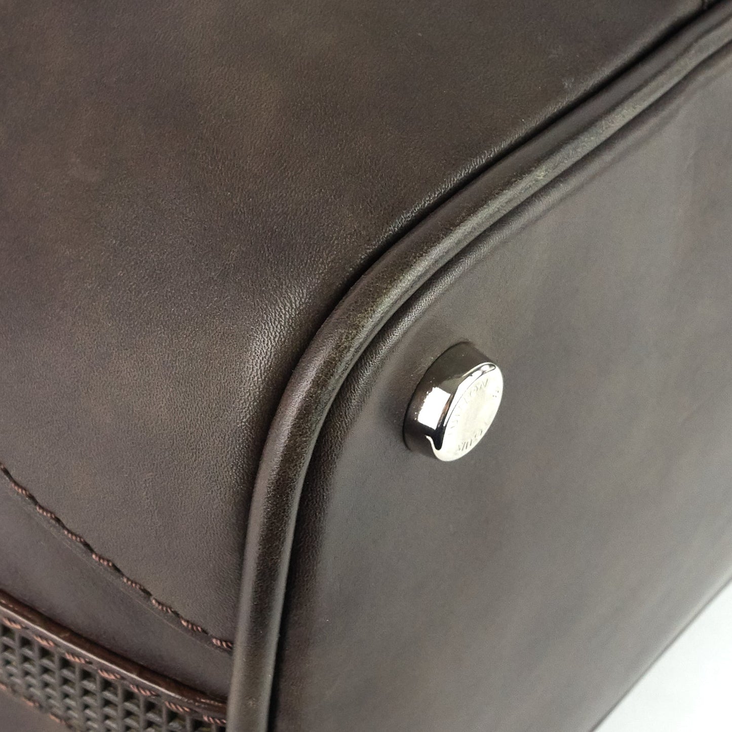 Louis Vuitto Bequia Antique Calfskin Grimaud Mini Bag