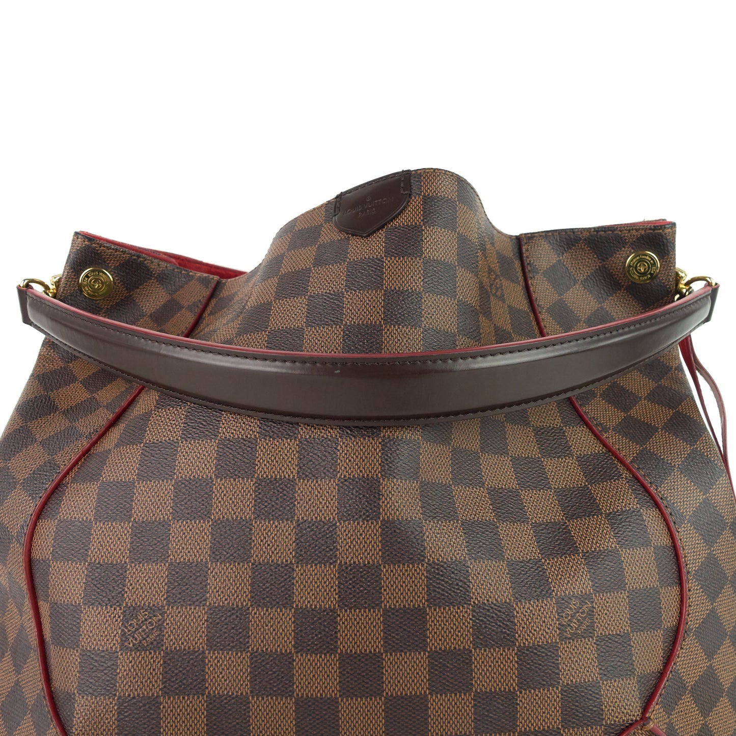 Louis Vuitto Caissa Damier Ebene Canvas Tote Bag