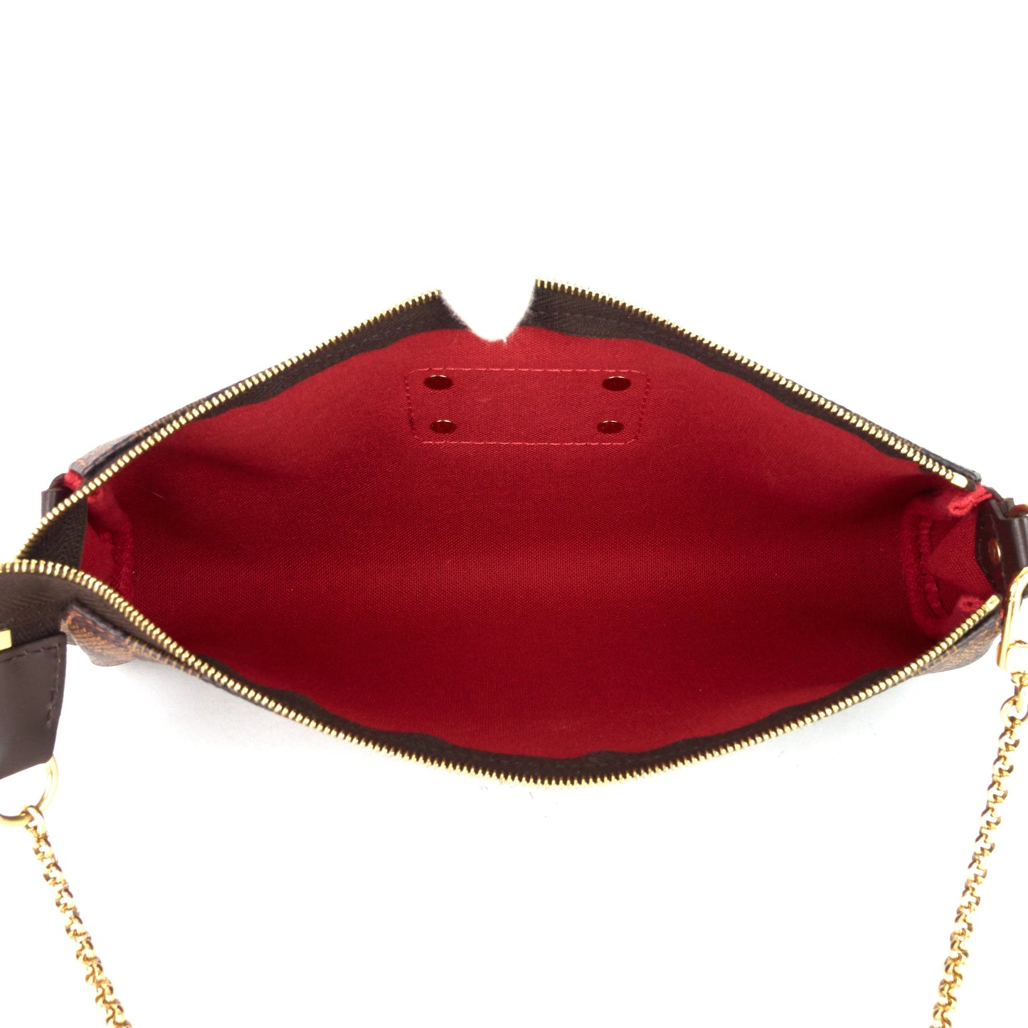 Louis Vuitto Eva Damier Ebene Canvas Bag