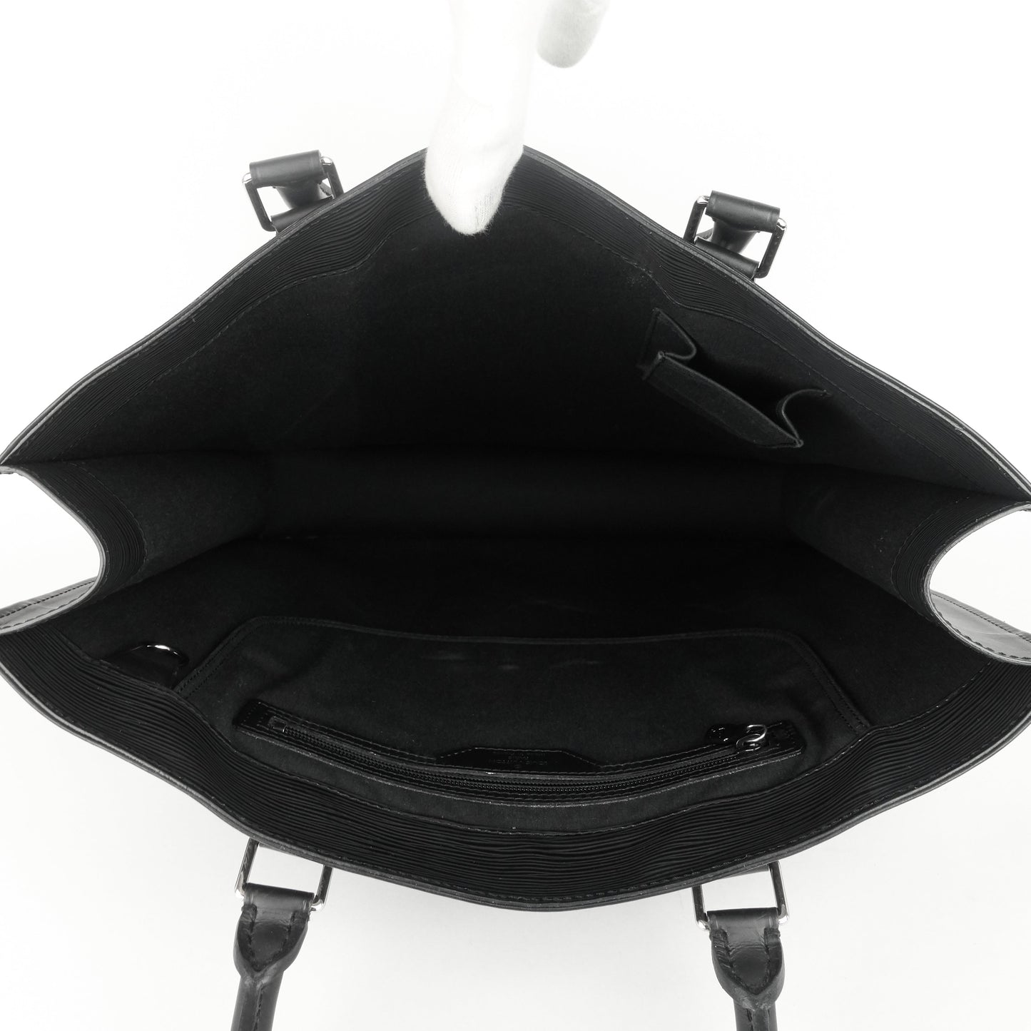 Louis Vuitto Sac Plat GM Black Epi Leather Bag