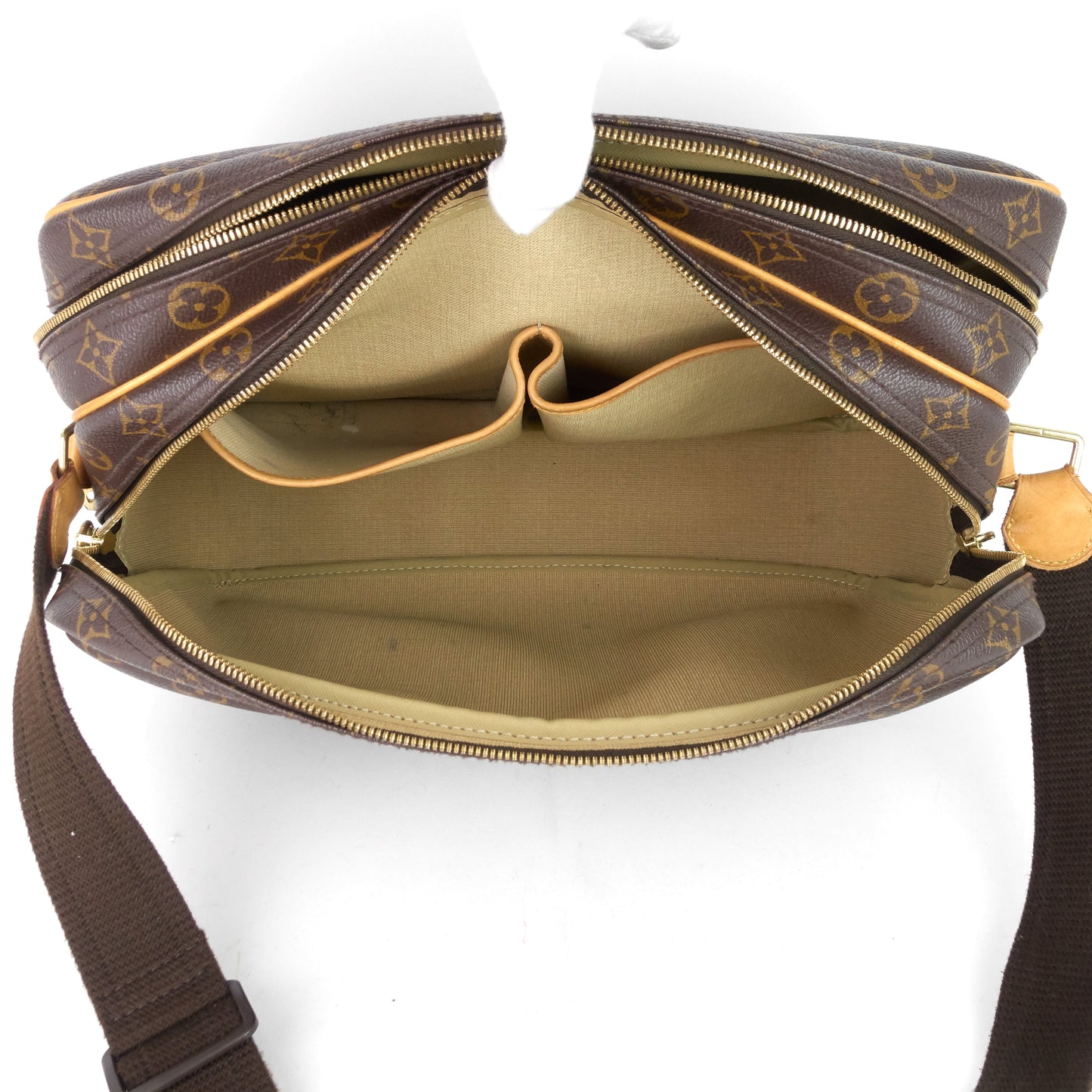 Louis Vuitto Reporter GM Monogram Canvas Bag