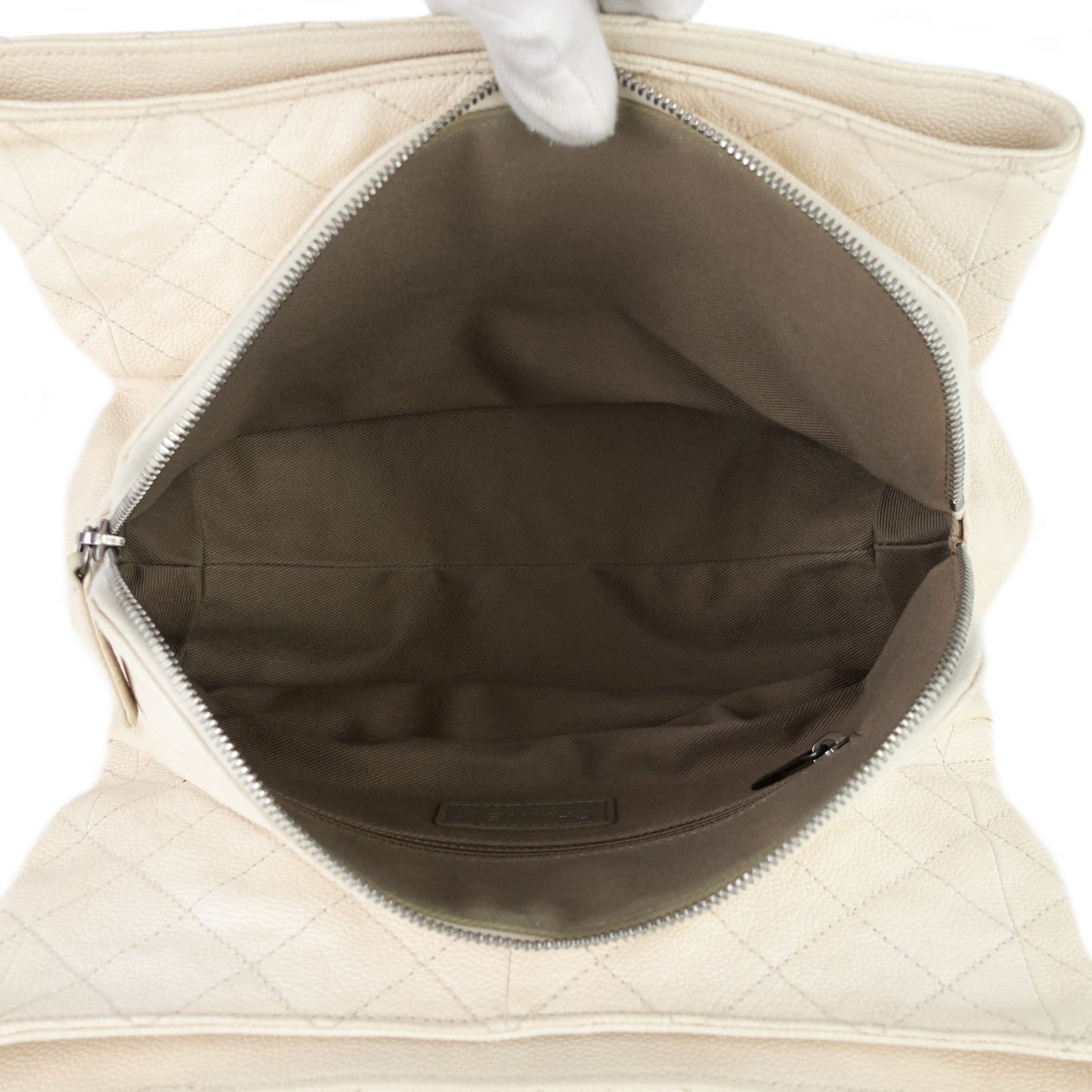 Chanel Chic Small MatelassÃ© Caviar Leather Tote Bag